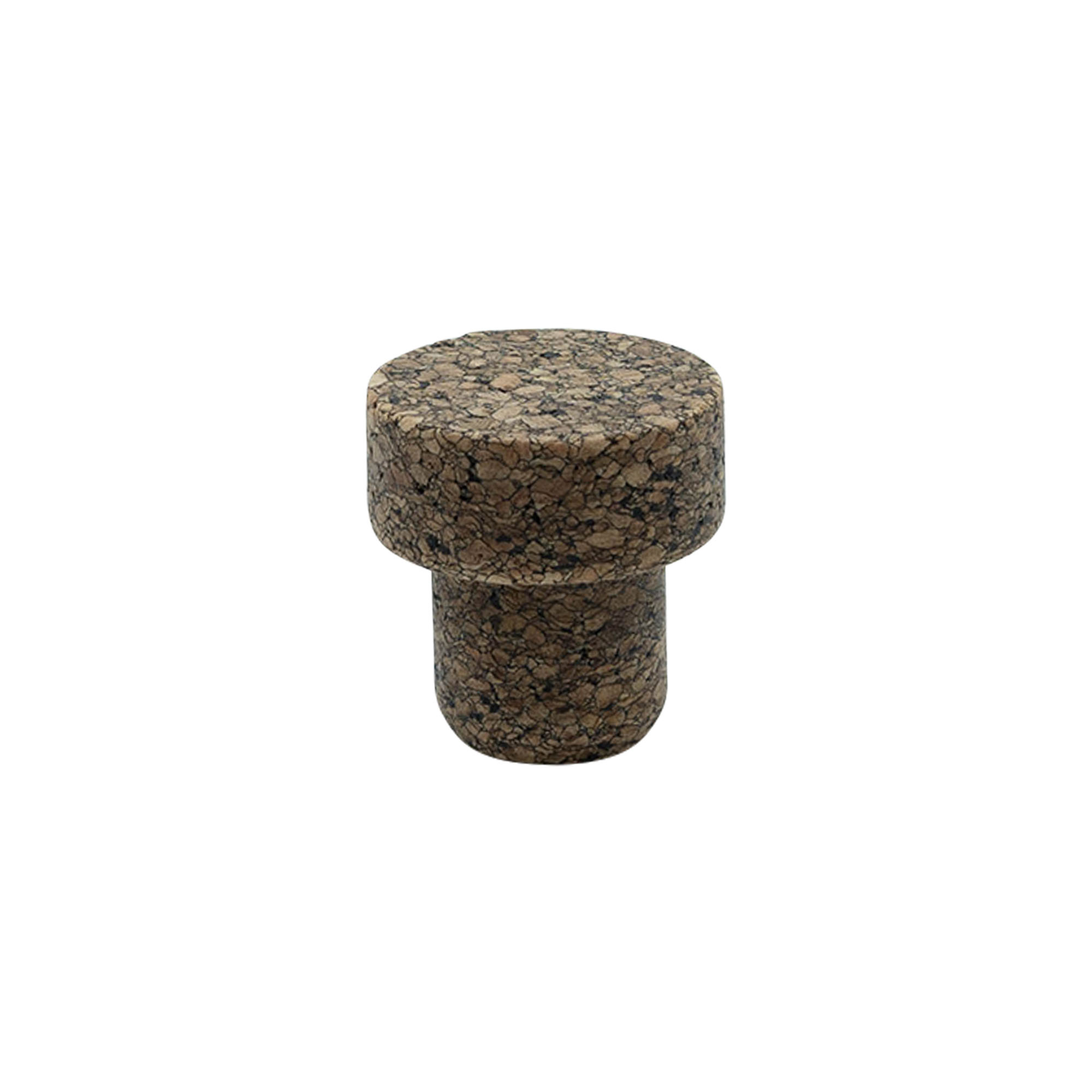 Dopkurk 'Sharp' 22,5 mm, Corkcoal, voor monding: kurk Dopkurk 'Sharp' 22,5 mm, Corkcoal, voor monding: kurk