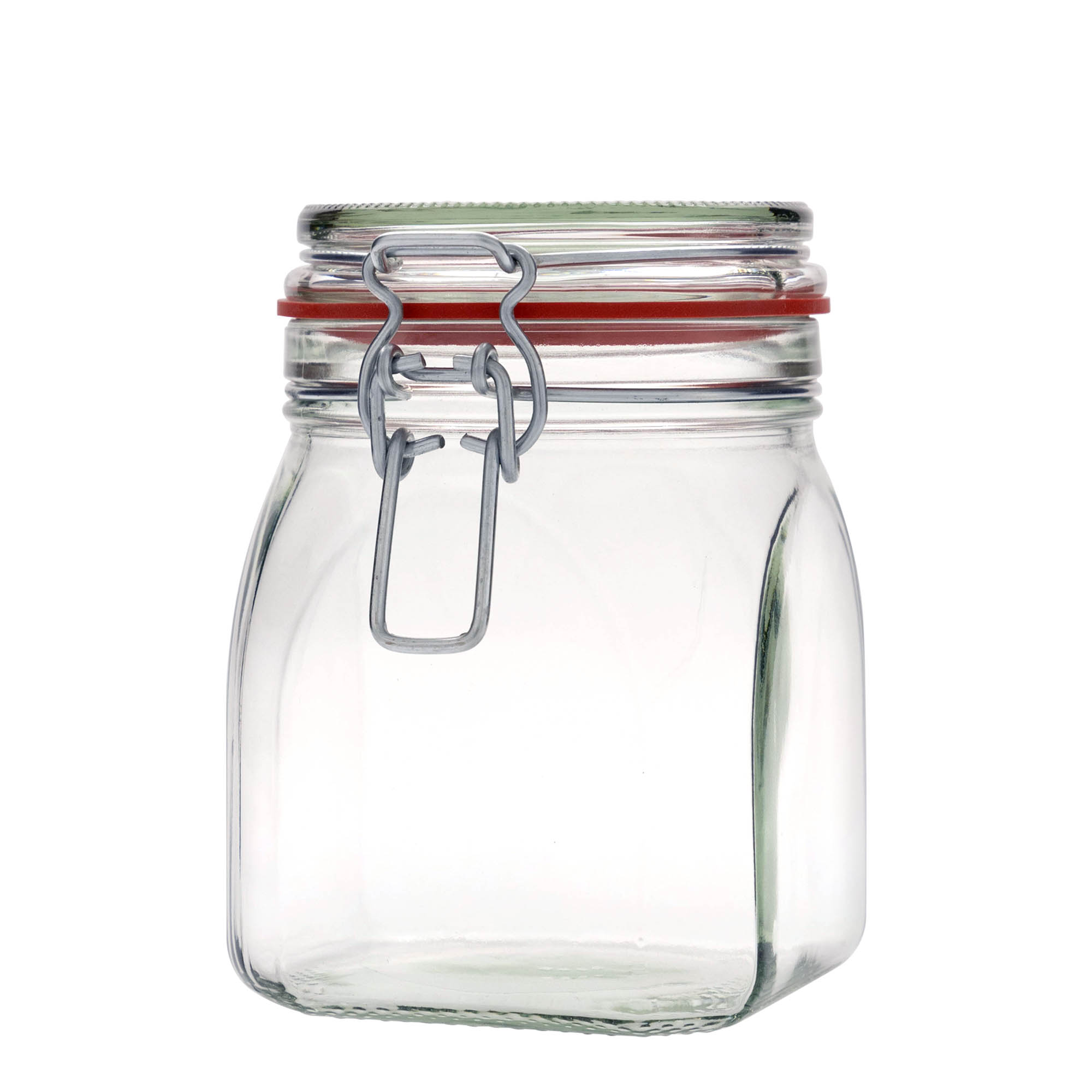 Pot met beugelsluiting, 900 ml, vierkant, monding: beugelsluiting Pot met beugelsluiting, 900 ml, vierkant, monding: beugelsluiting