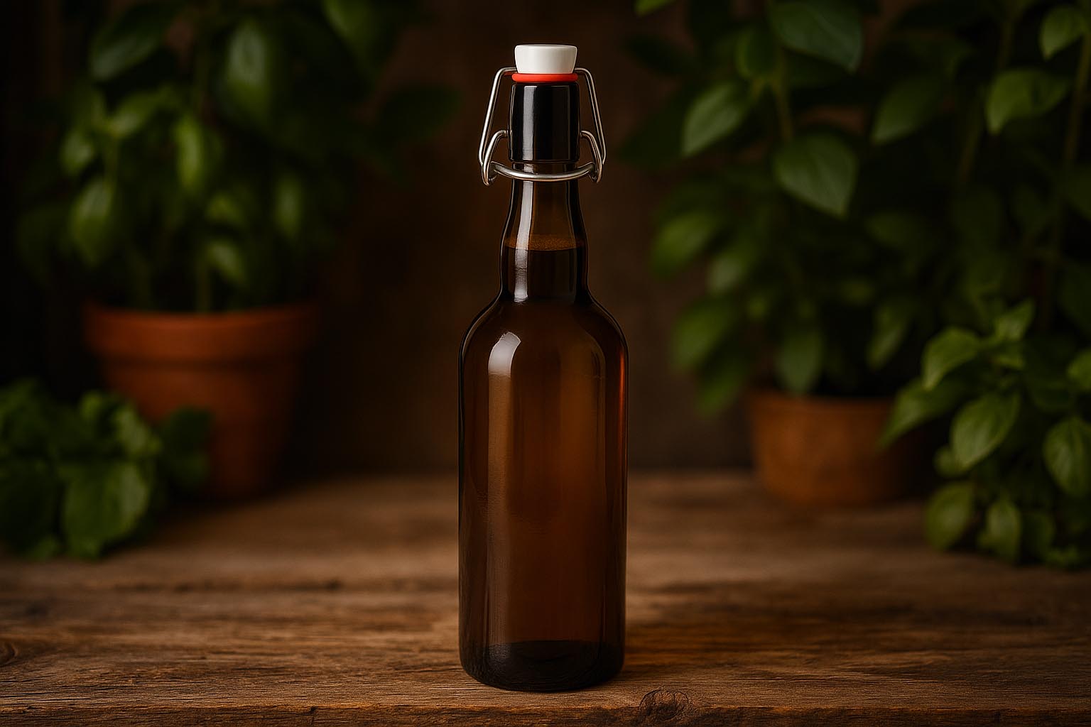 Bouteille de bière Belgique 750 ml, verre, bouchage: bouchon mécanique