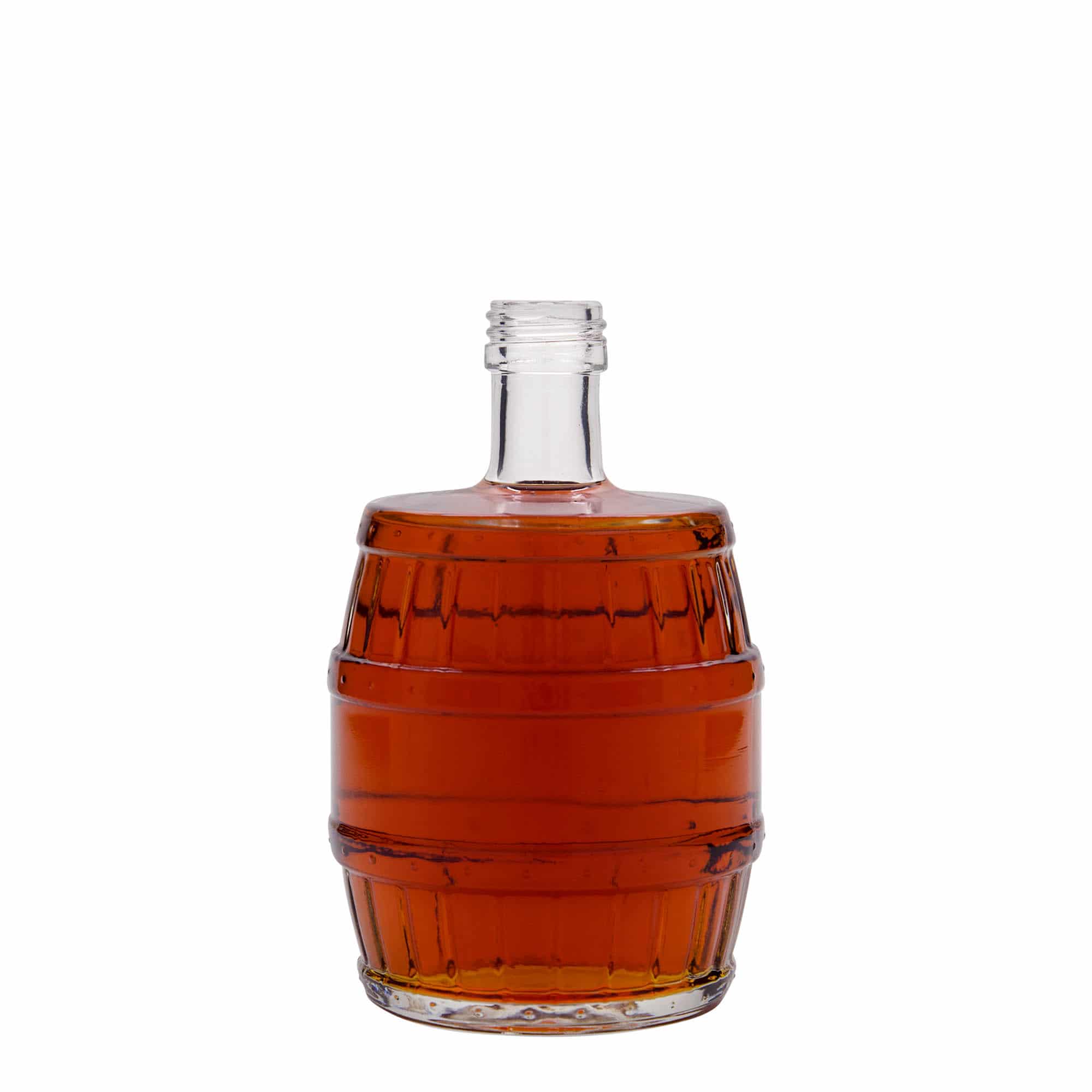 Glazen fles 'Vat', 500 ml, monding: PP 28