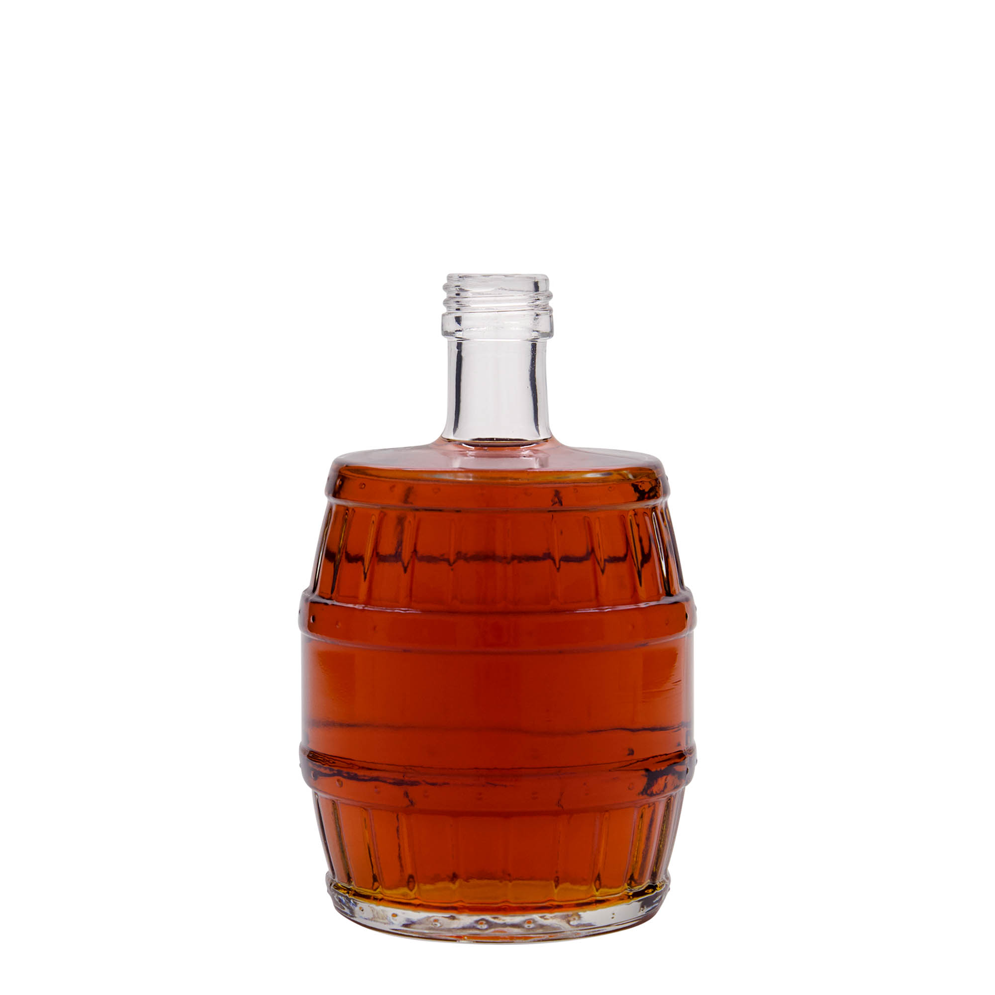 Glazen fles 'Vat', 500 ml, monding: PP 28