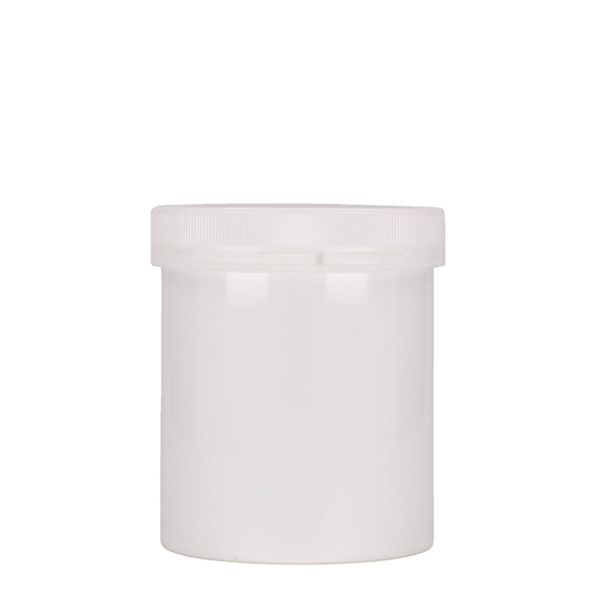 Boîte en plastique 500 ml 'Securilock', PP, blanche, bouchage: Bougage à vis Boîte en plastique 500 ml 'Securilock', PP, blanche, bouchage: Bougage à vis