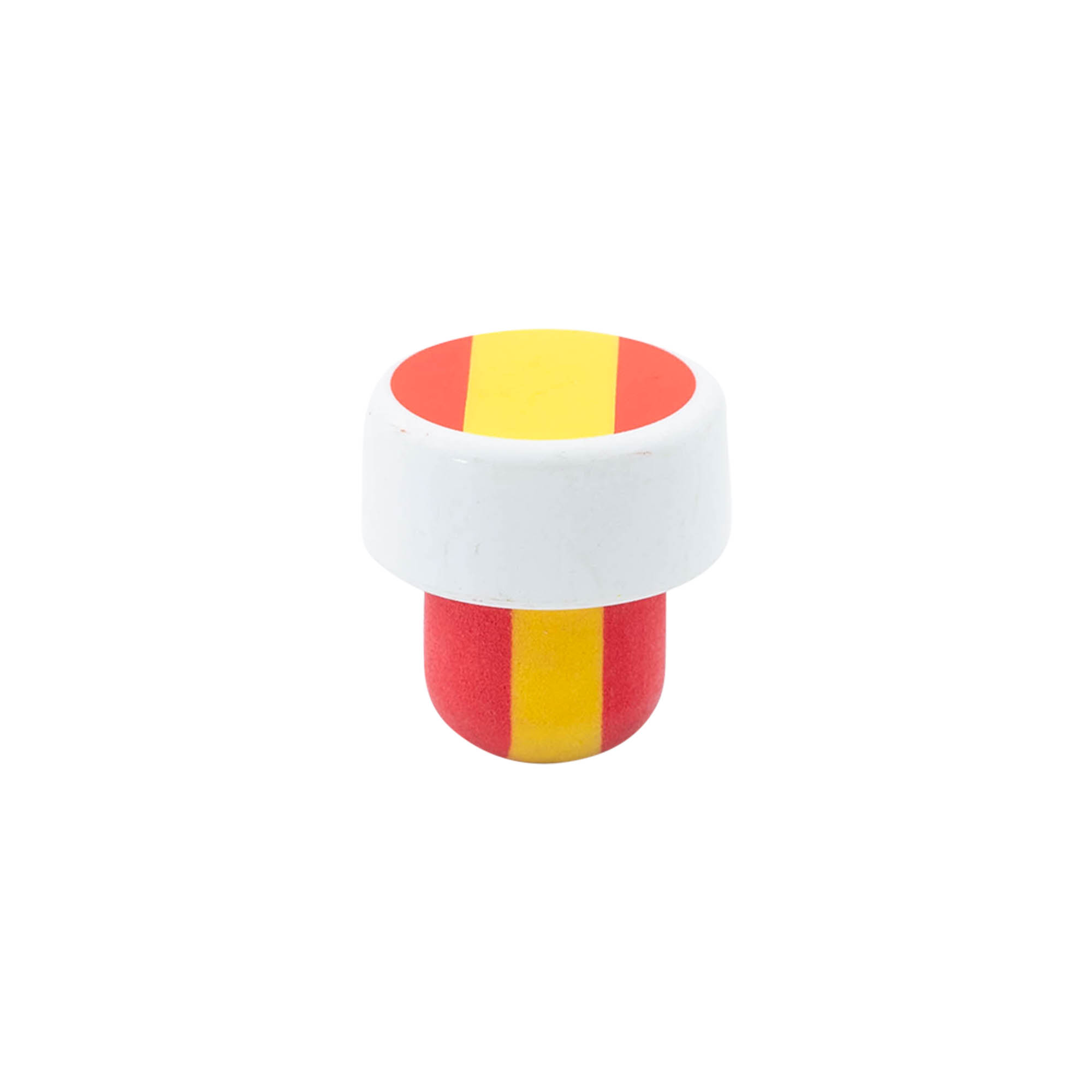 Bouchon à poignée 19 mm « Espagne », plastique, multicolore, pour bouchage: bouchon