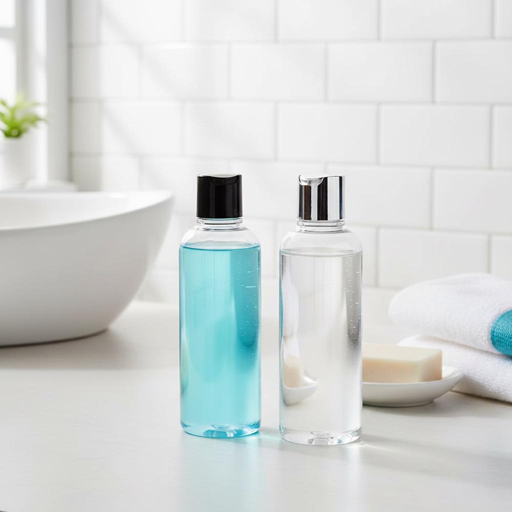 Schroefsluiting Disc Top, PP-kunststof, zwart, voor monding: 24/410