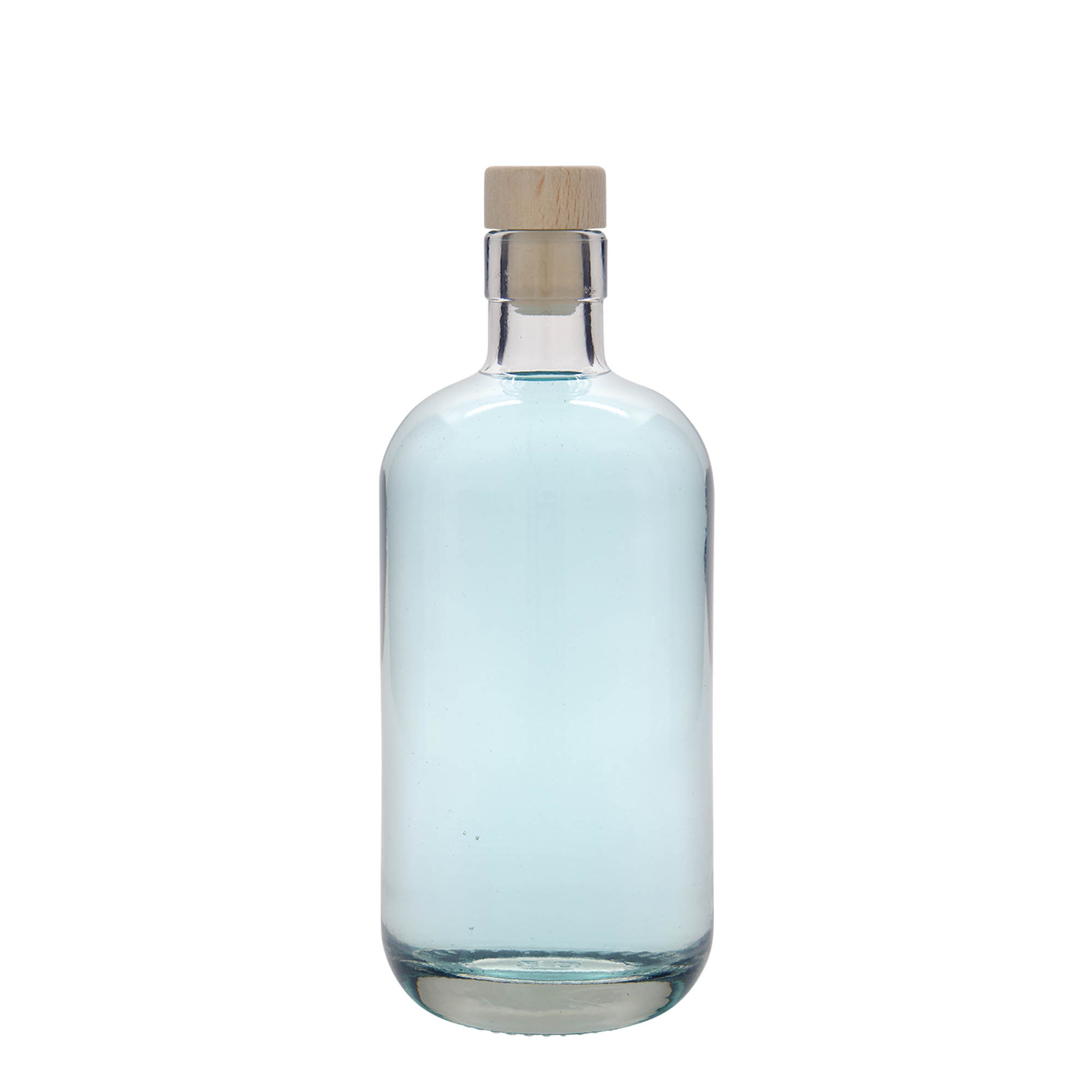 Glazen fles 'Lotto', 500 ml, monding: kurk