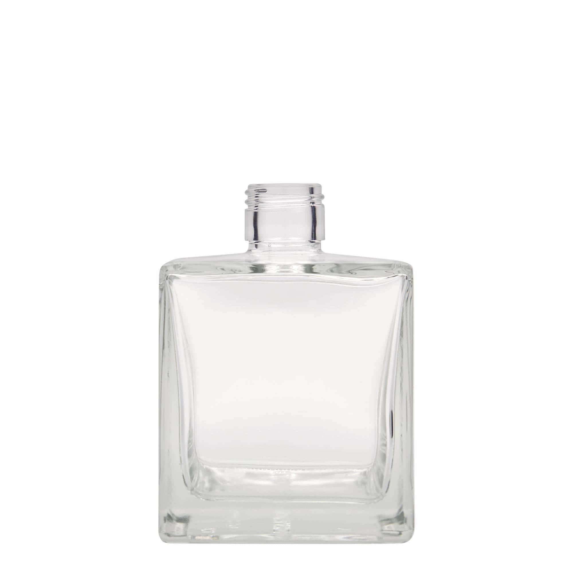 Glazen fles 'Cube', 500 ml, vierkant, monding: PP 31,5 Glazen fles 'Cube', 500 ml, vierkant, monding: PP 31,5