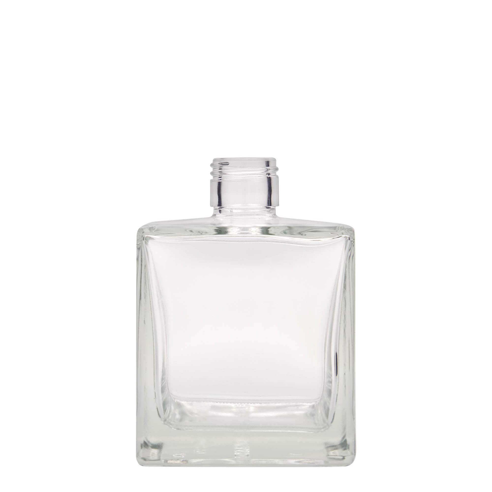 Glazen fles 'Cube', 500 ml, vierkant, monding: PP 31,5