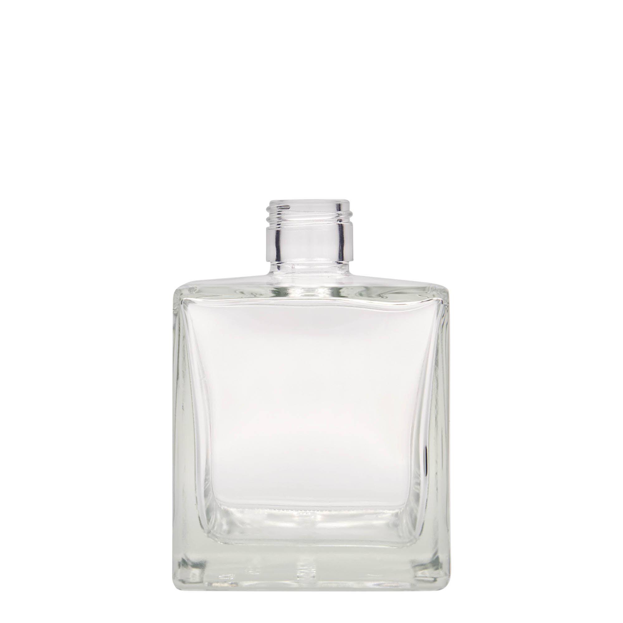 Glazen fles 'Cube', 500 ml, vierkant, monding: PP 31,5 Glazen fles 'Cube', 500 ml, vierkant, monding: PP 31,5