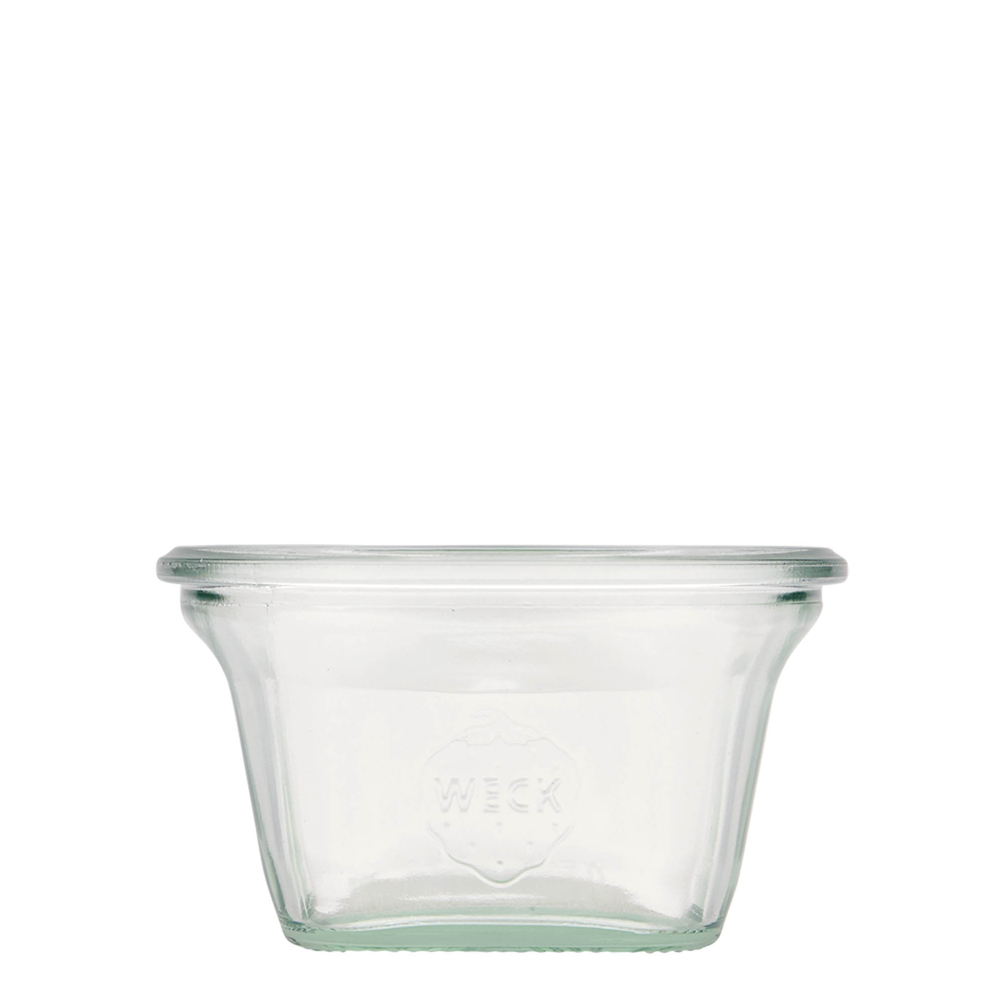 WECK-Quadropot, 290 ml, vierkant, monding: ronde rand