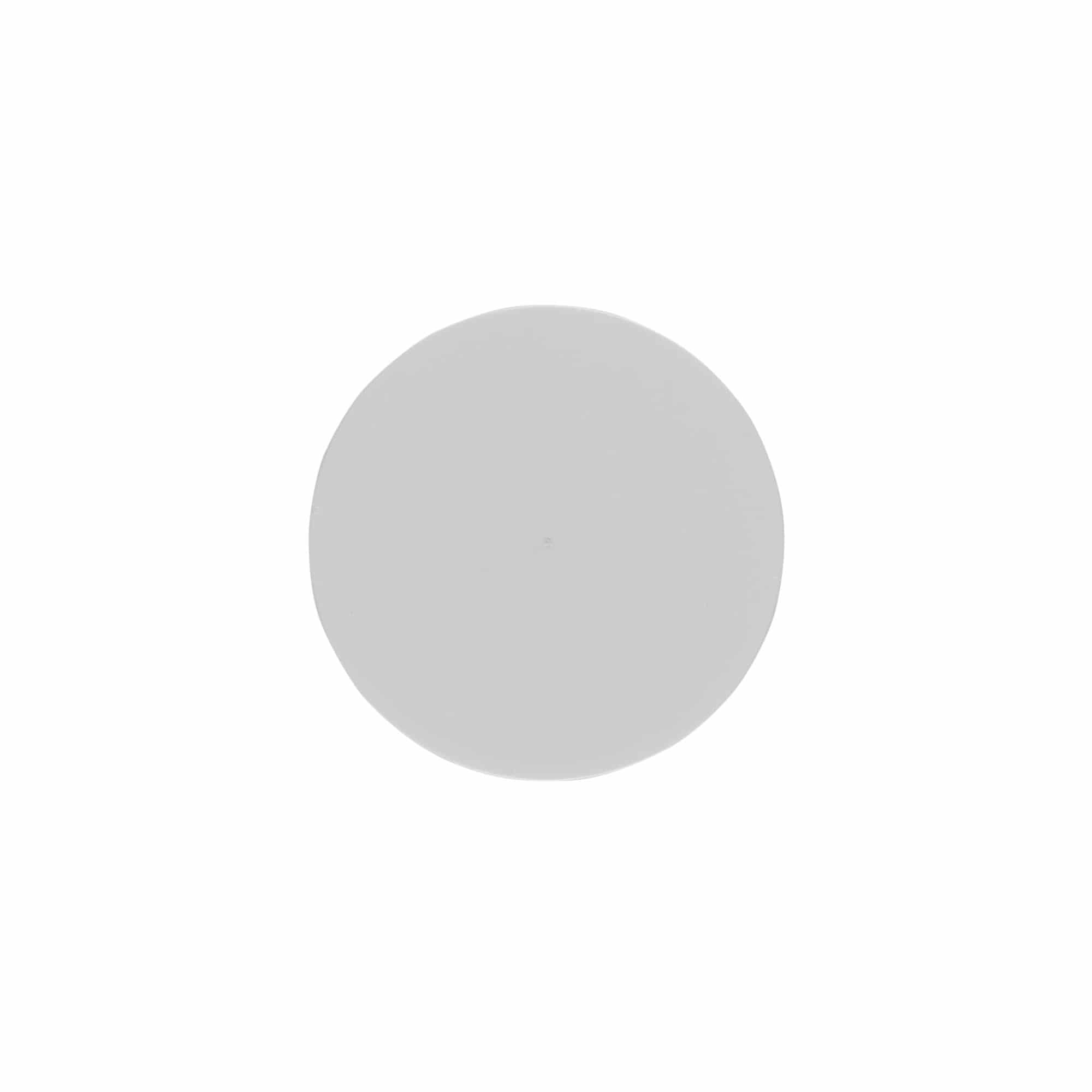 Couvertures pour 150 ml 'Bianca', plastique PP, blanc