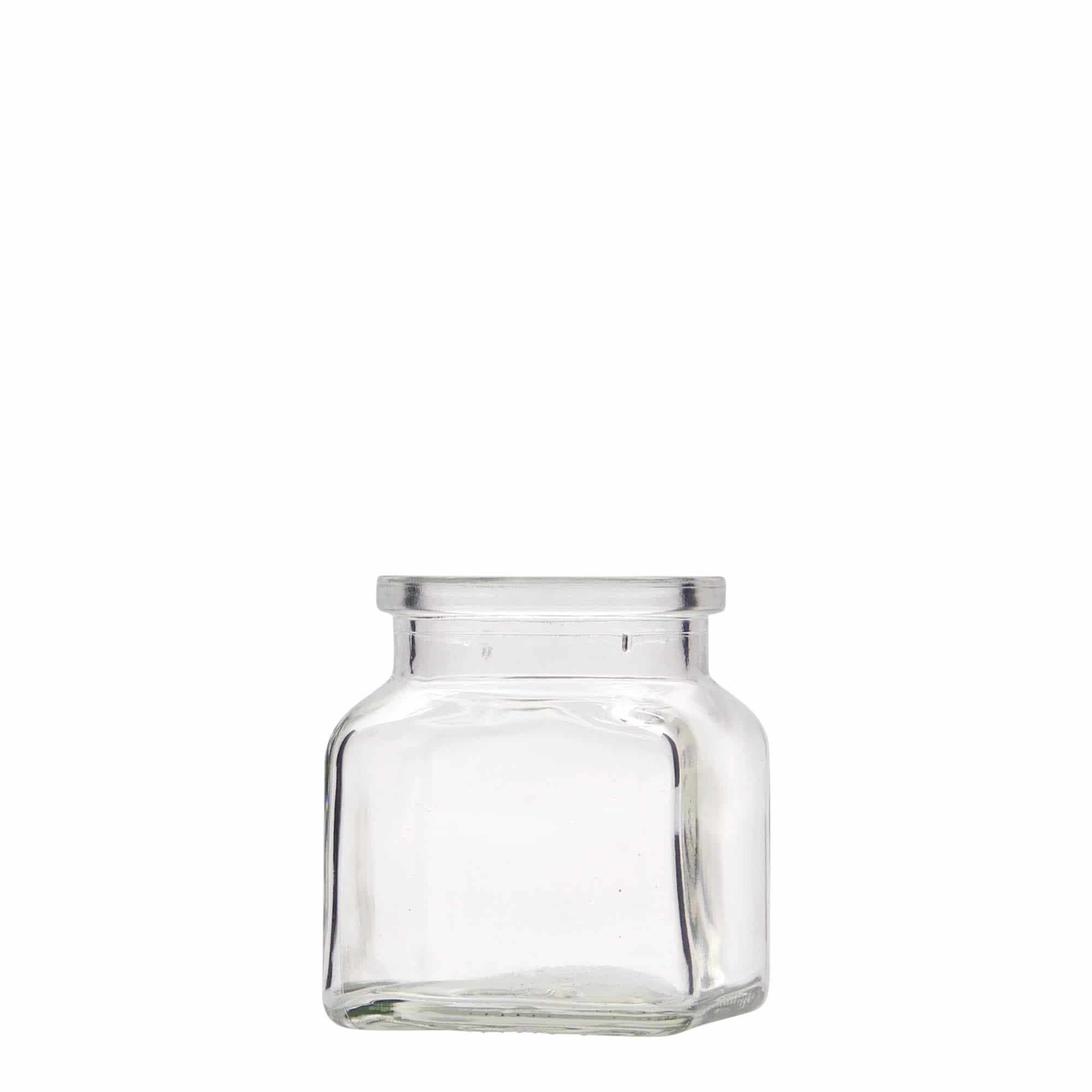 Petit pot carré liège 120 ml, carré, bouchage: bouchon