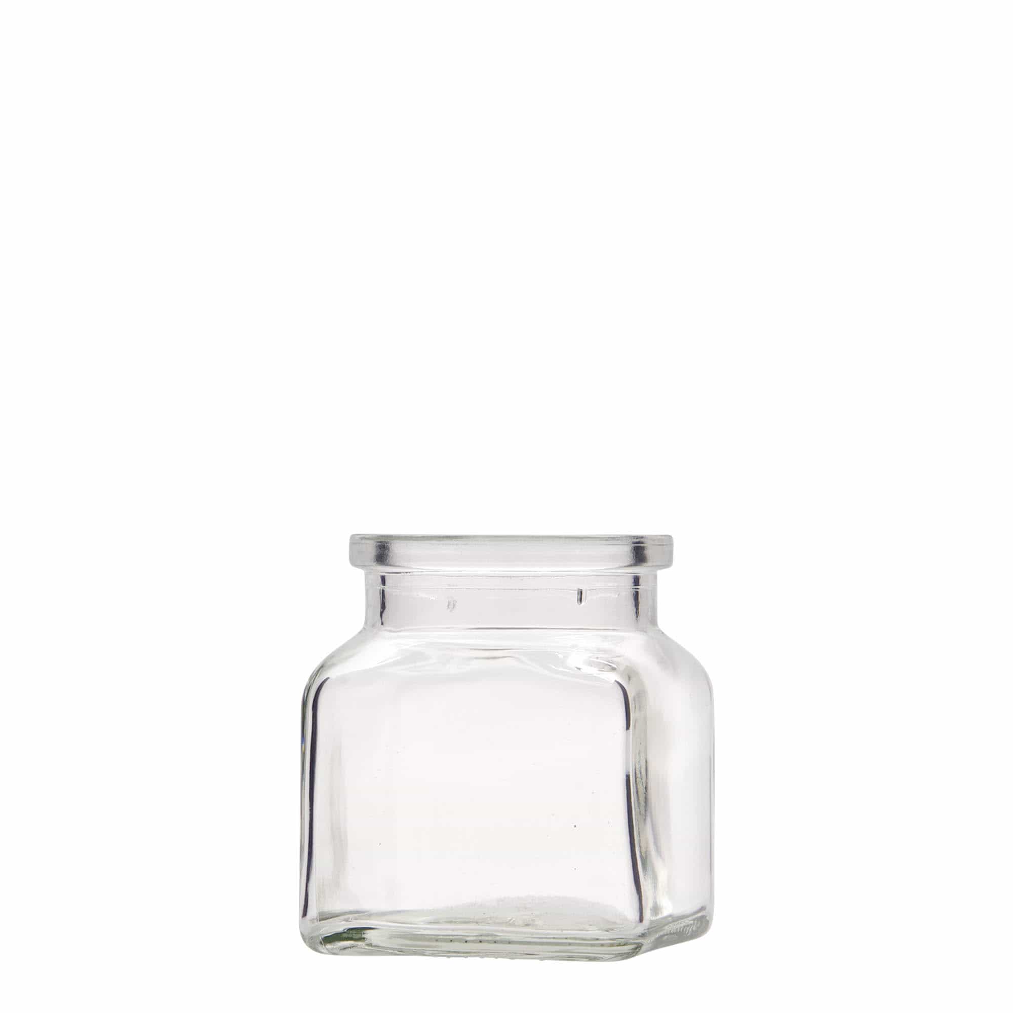 Pot met kurk, 120 ml, vierkant, monding: kurk Pot met kurk, 120 ml, vierkant, monding: kurk