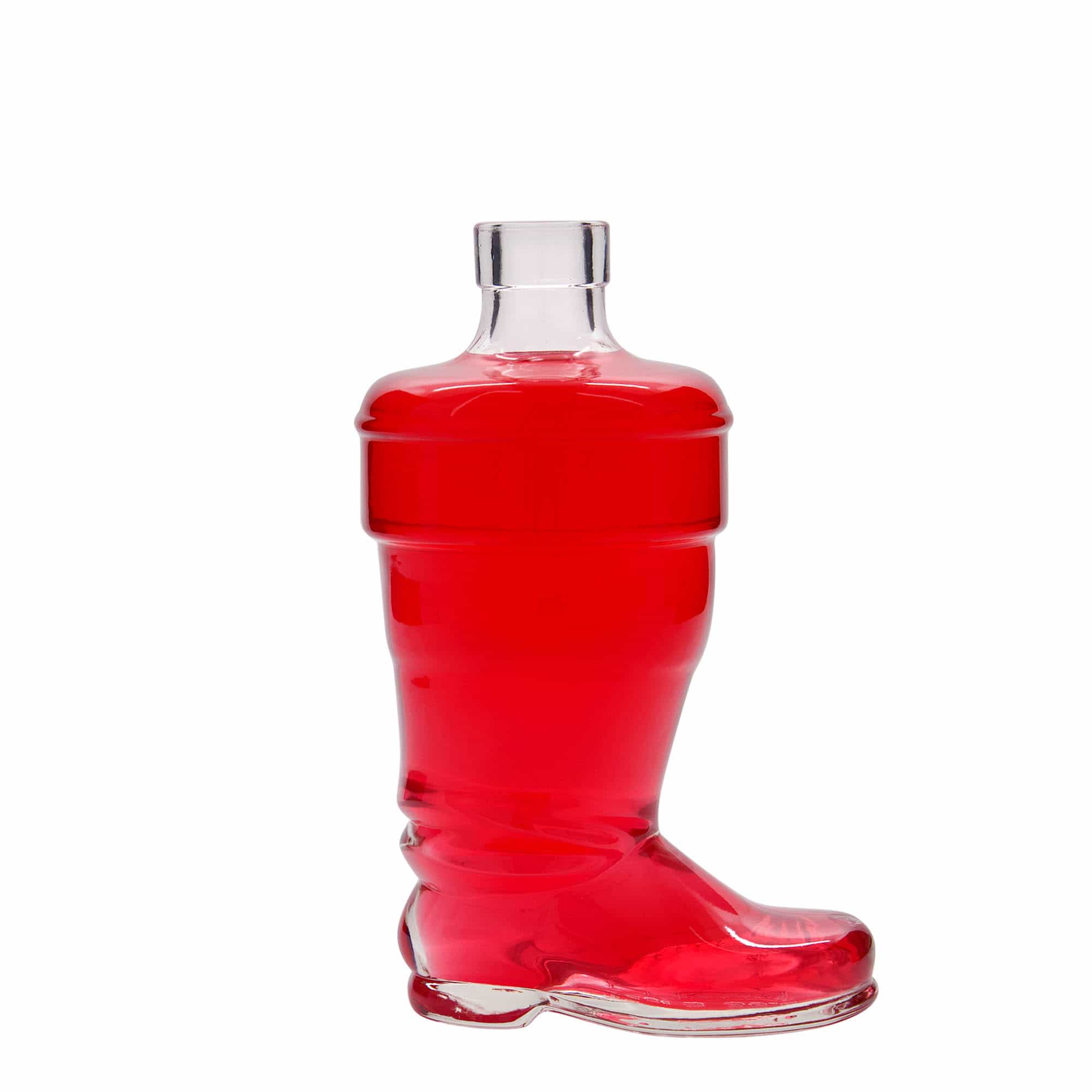Glazen fles 'Laars', 350 ml, monding: kurk