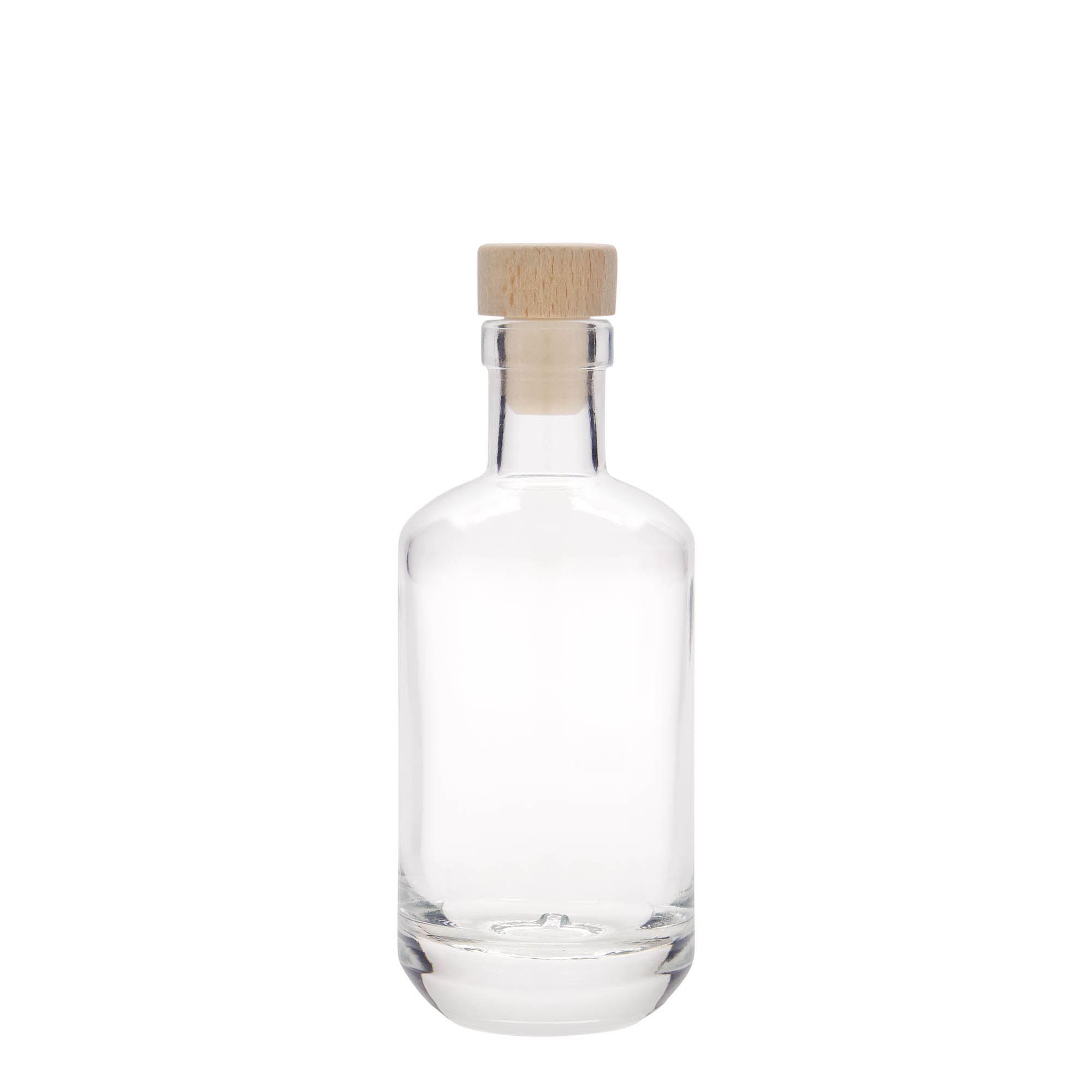 Glazen fles 'Vienna', 200 ml, monding: kurk Glazen fles 'Vienna', 200 ml, monding: kurk