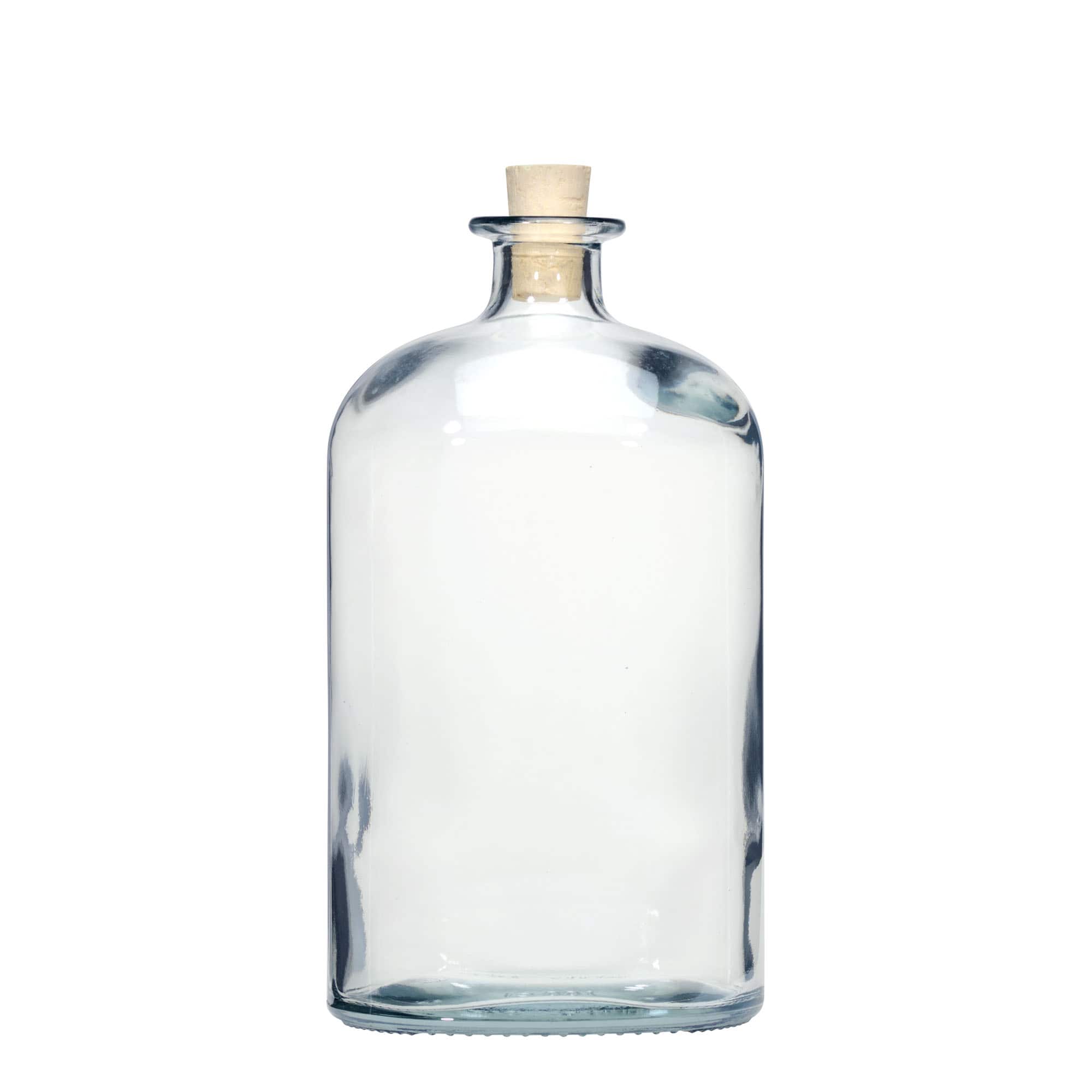 Bouteille en verre 1 000 ml « Dundee », ovale, bouchage: bouchon