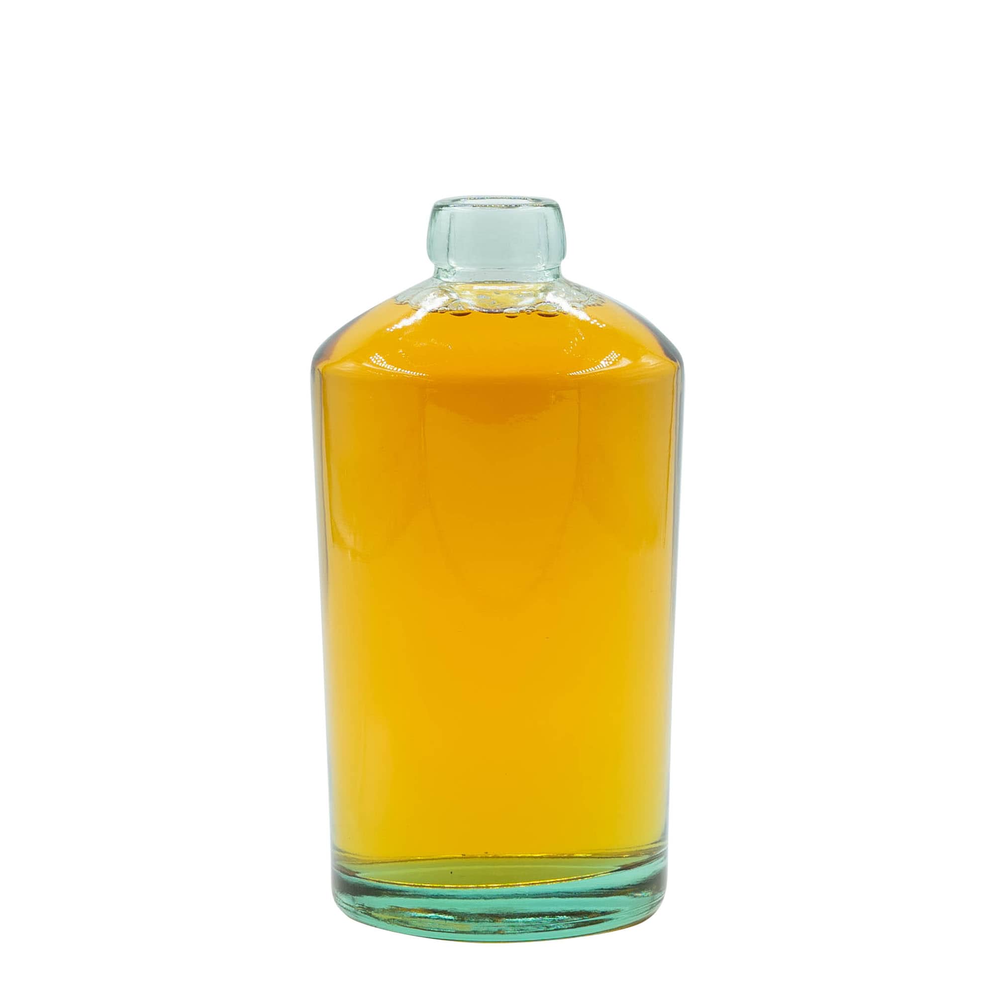Bouteille en verre 700 ml « Barrel », ouverture : bouchon en liège Bouteille en verre 700 ml « Barrel », ouverture : bouchon en liège