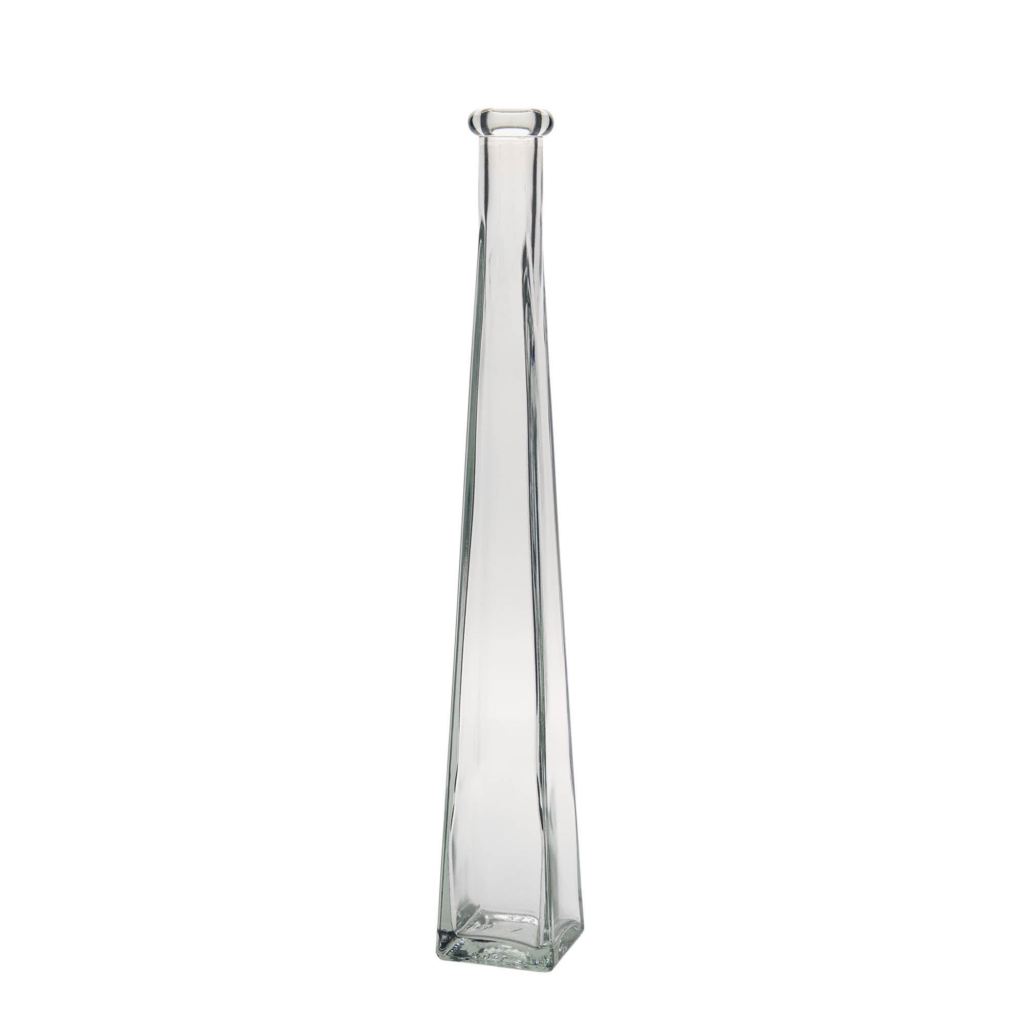 Bouteille en verre 200 ml « Dama Quadrato », carrée, bouchage: bouchon
