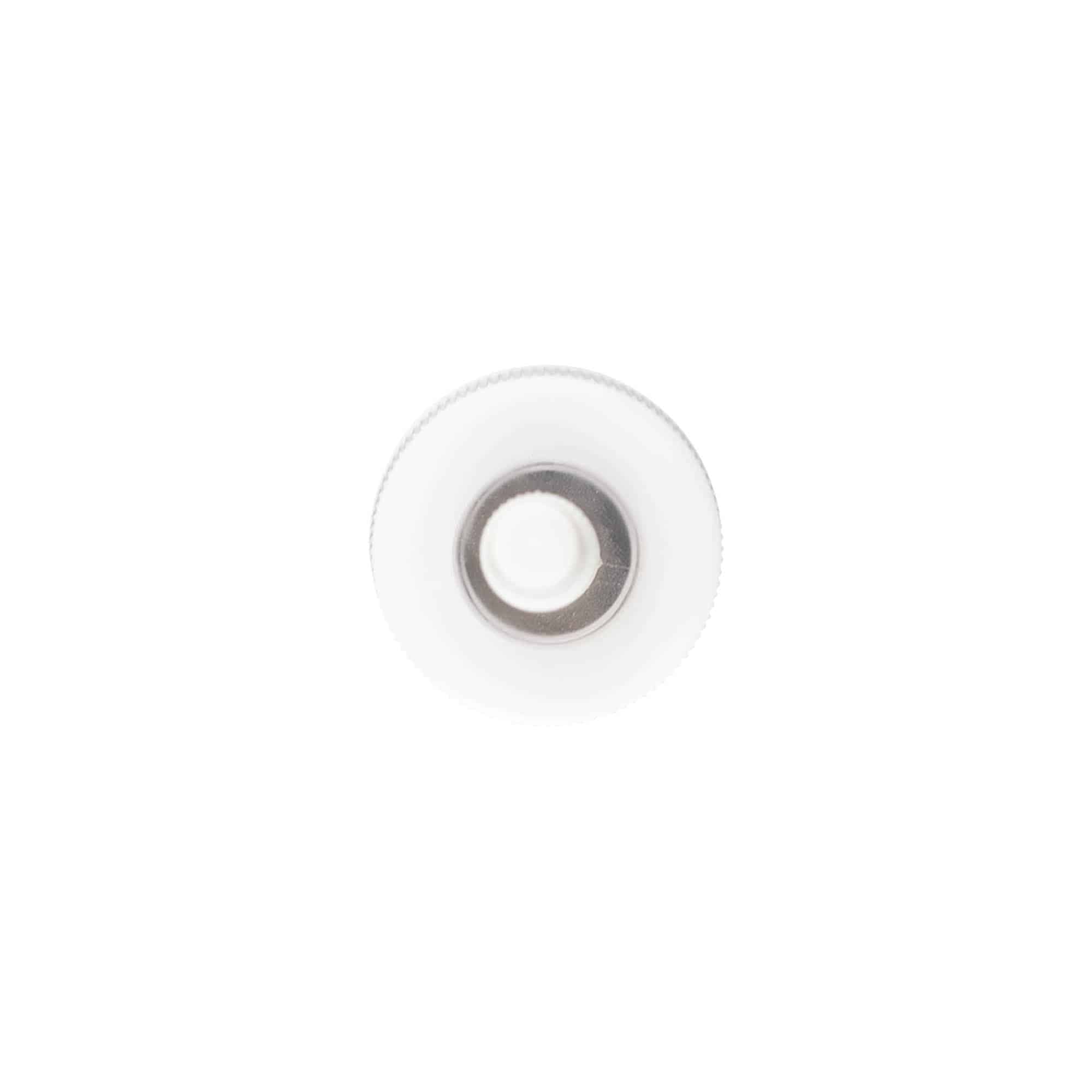 Bougage à vis avec applicateur, plastique PP, blanc, pour bouchage: 24/410