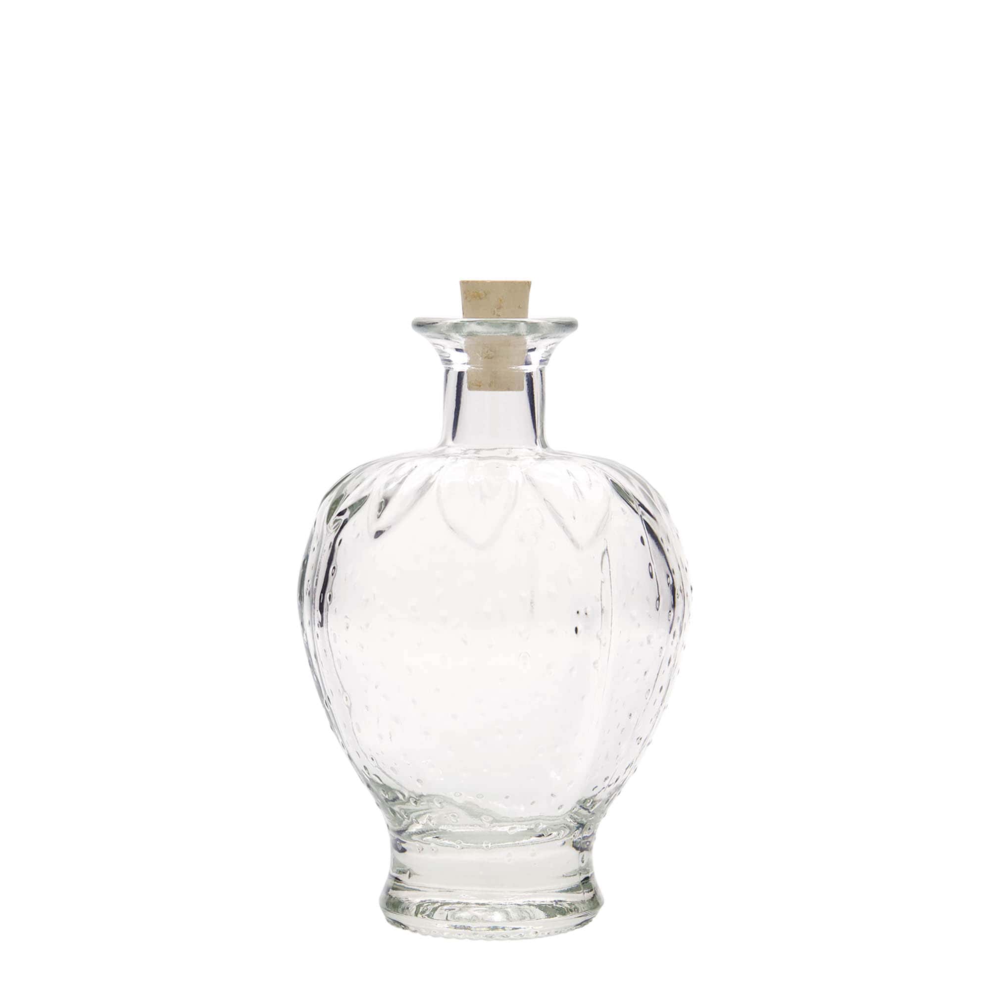 Bouteille en verre 200 ml 'Fraise', bouchage: bouchon