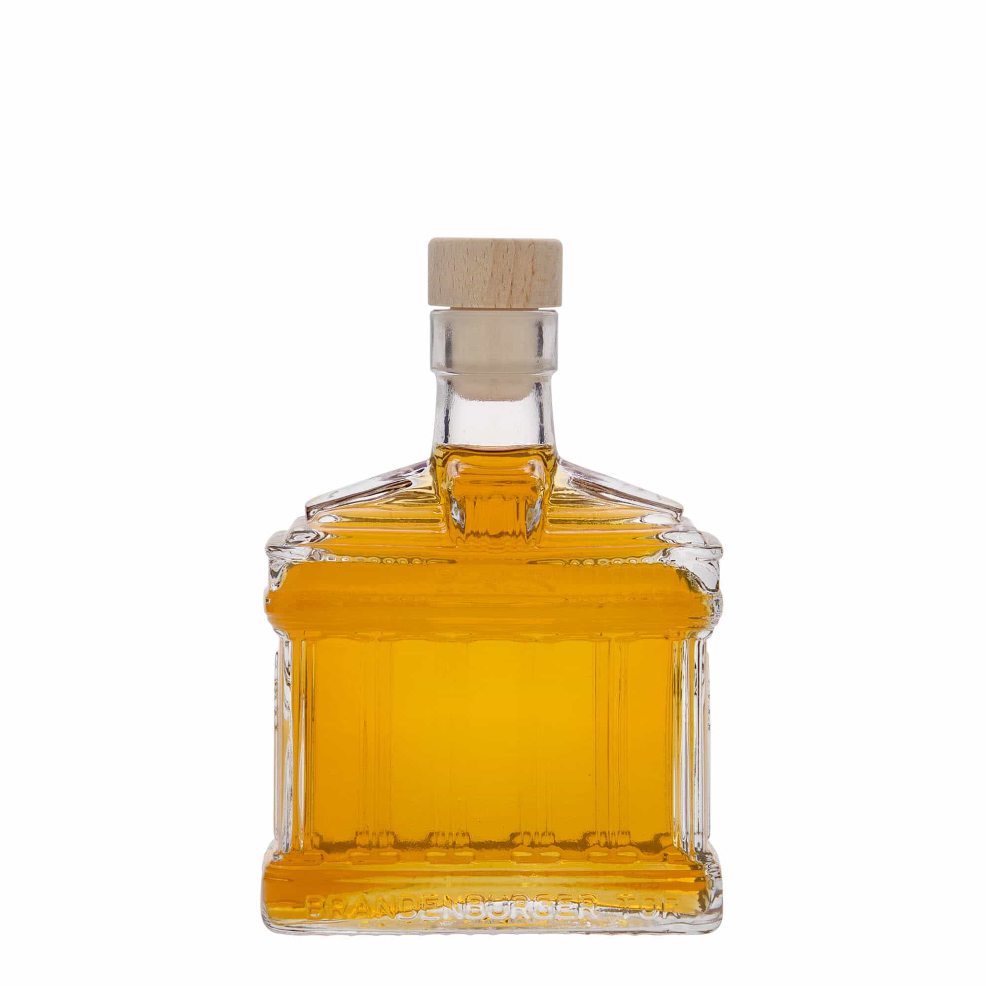 Bouteille en verre 200 ml 'Porte de Brandebourg', bouchage: bouchon