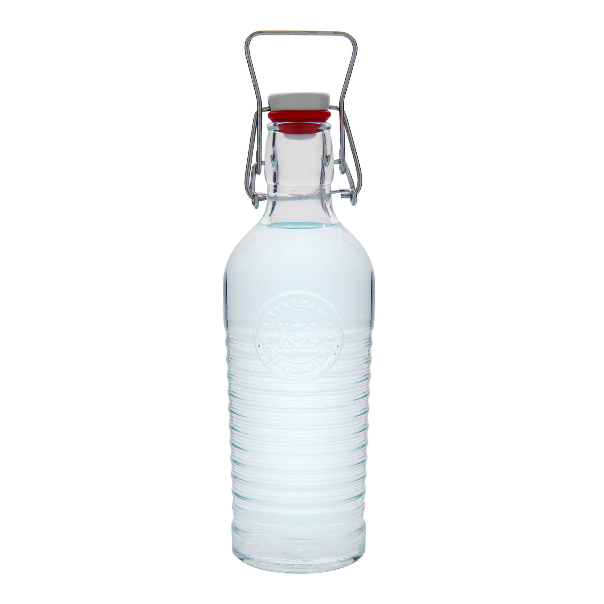 Glazen fles 'Officina 1825', 750 ml, monding: beugelsluiting Glazen fles 'Officina 1825', 750 ml, monding: beugelsluiting
