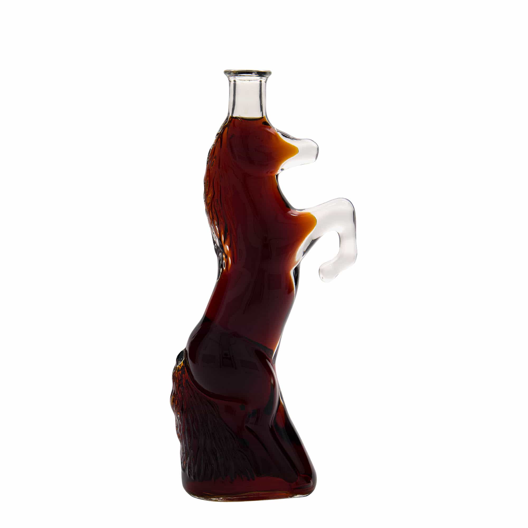 Glazen fles 'Wild Horse', 350 ml, monding: kurk Glazen fles 'Wild Horse', 350 ml, monding: kurk