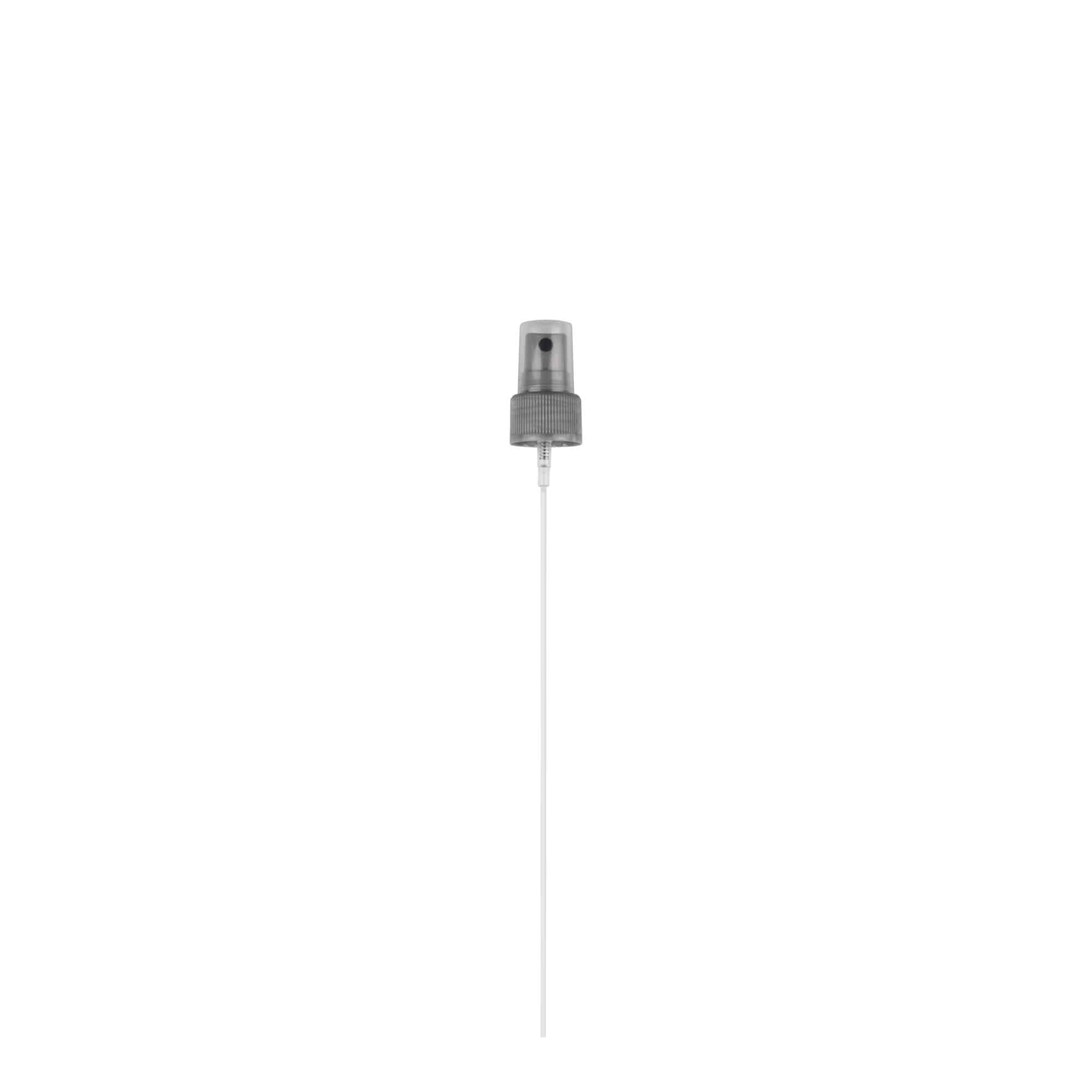Schroefsluiting verstuiver, PP-kunststof, zilver, voor monding: 24/410
