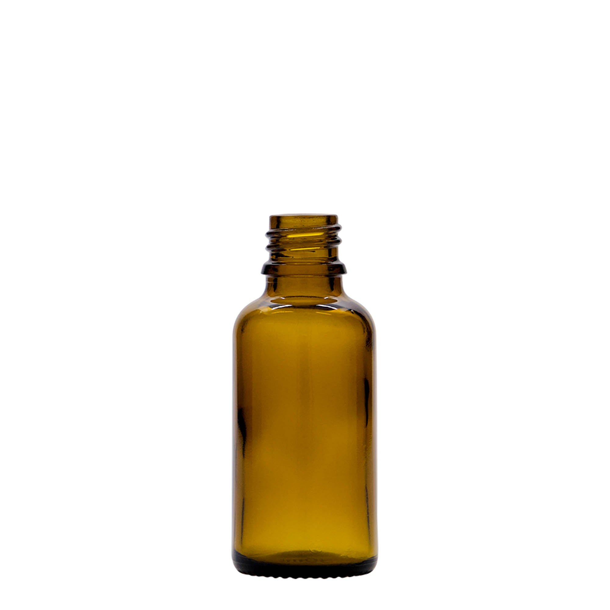 Pipetflesje medicijn, 30 ml, glas, bruin, monding: DIN 18