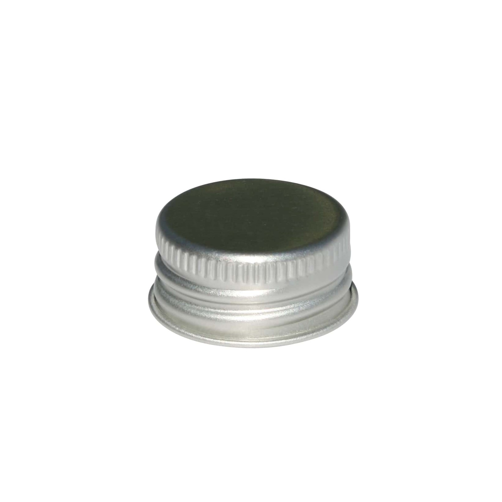 Schroefsluiting, metaal, zilver, voor monding: 24/410