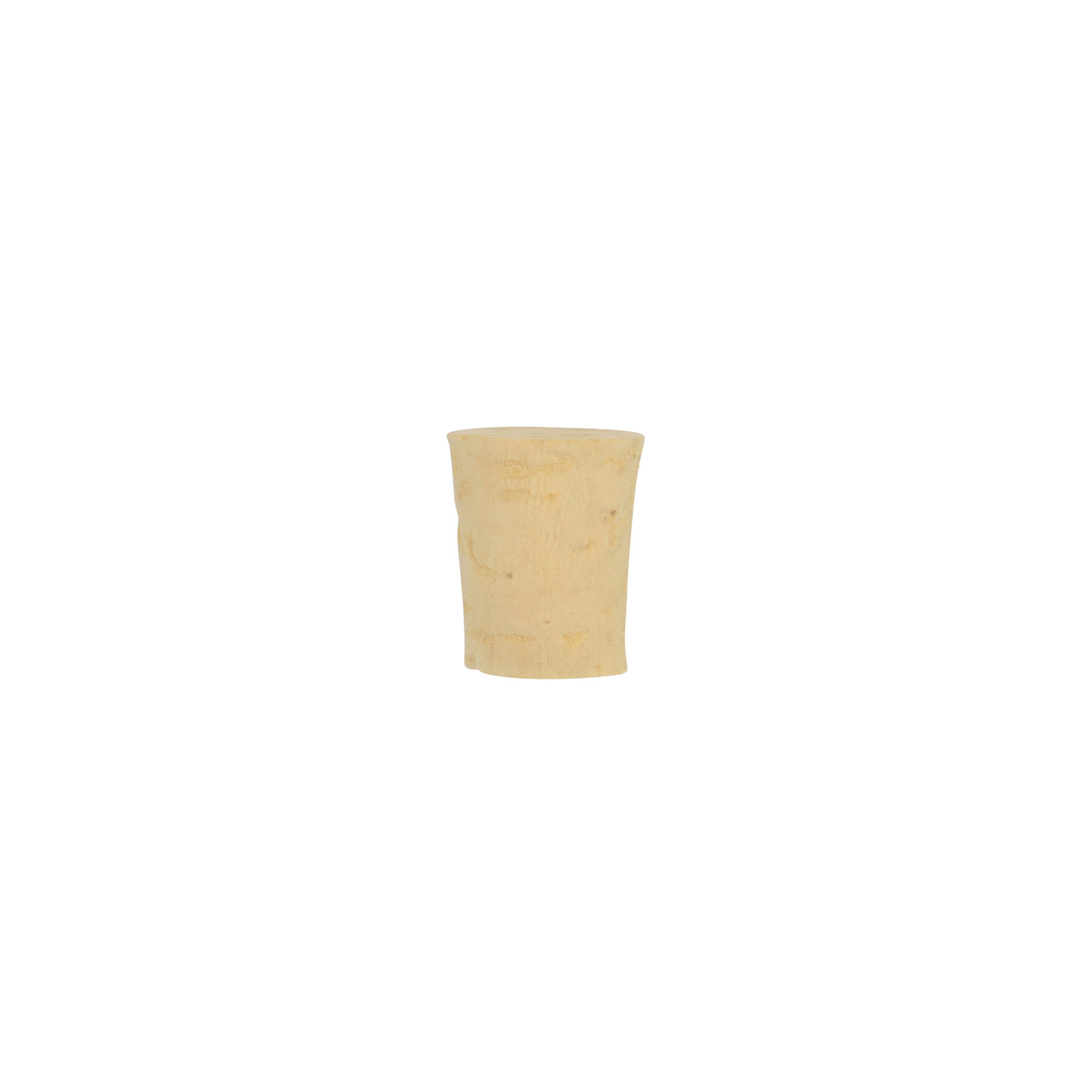 Conische kurk 14-17 x 22, perskurk, beige, voor monding: kurk