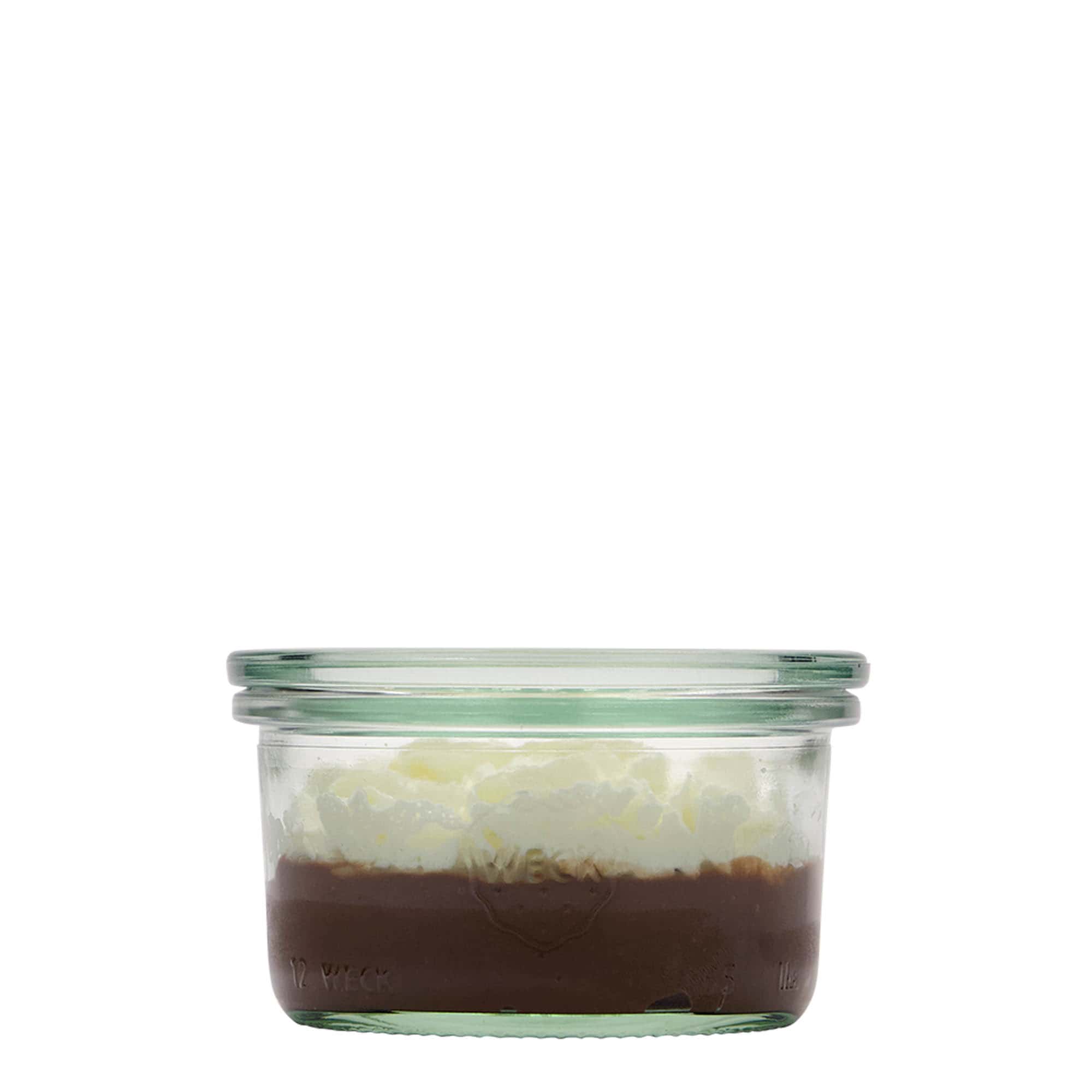 Verrine WECK 165 ml, bouchage: bords arrondis
