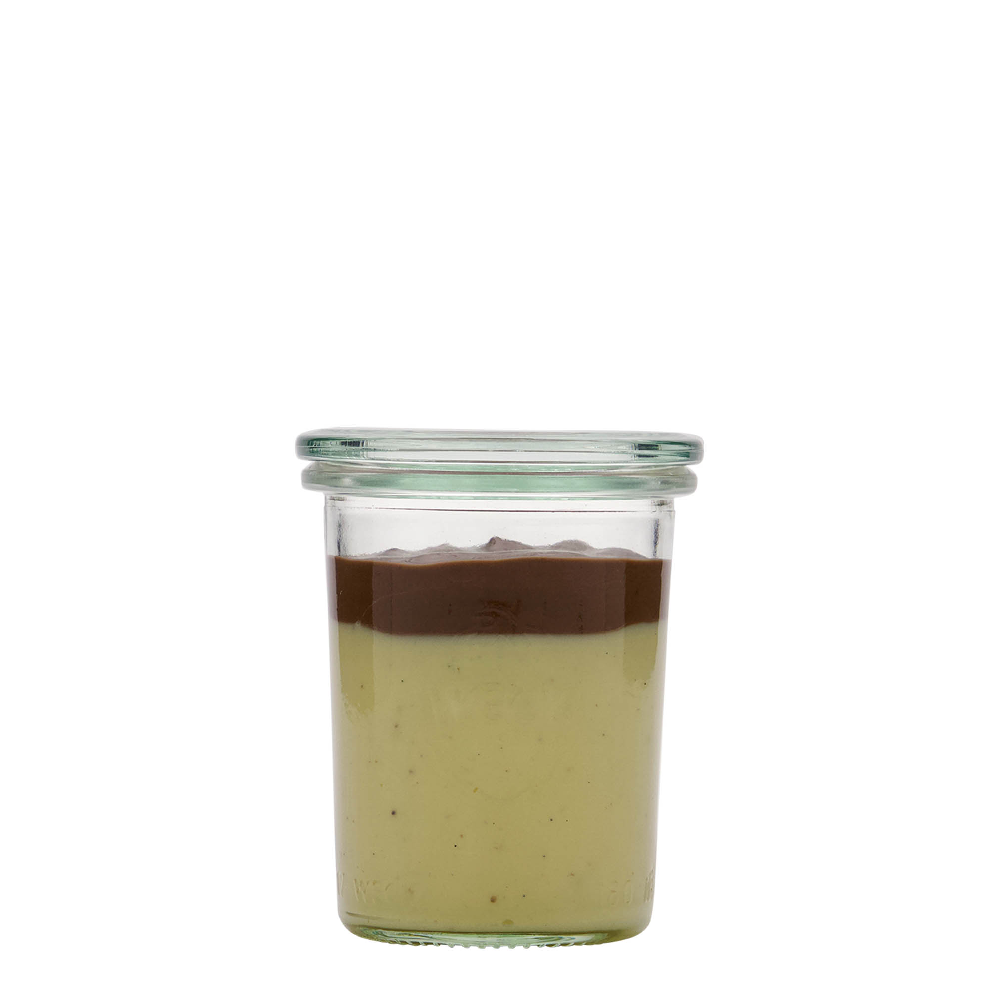 Verrine WECK 160 ml, bouchage: bords arrondis Verrine WECK 160 ml, bouchage: bords arrondis