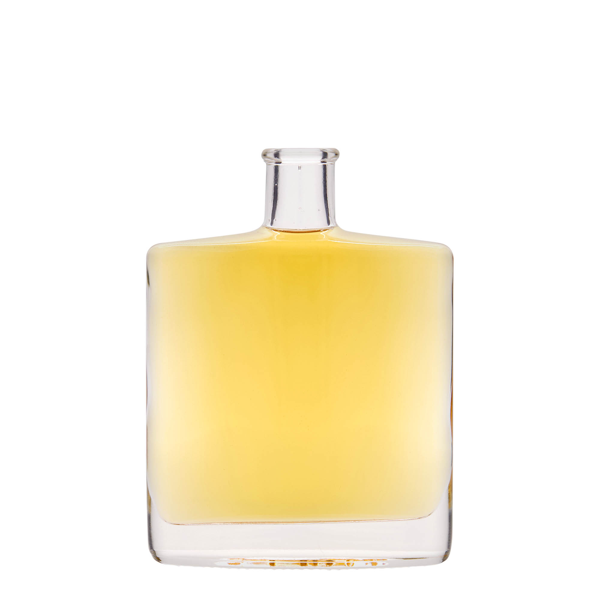 Glazen fles 'Zorbas', 350 ml, ovaal, monding: kurk