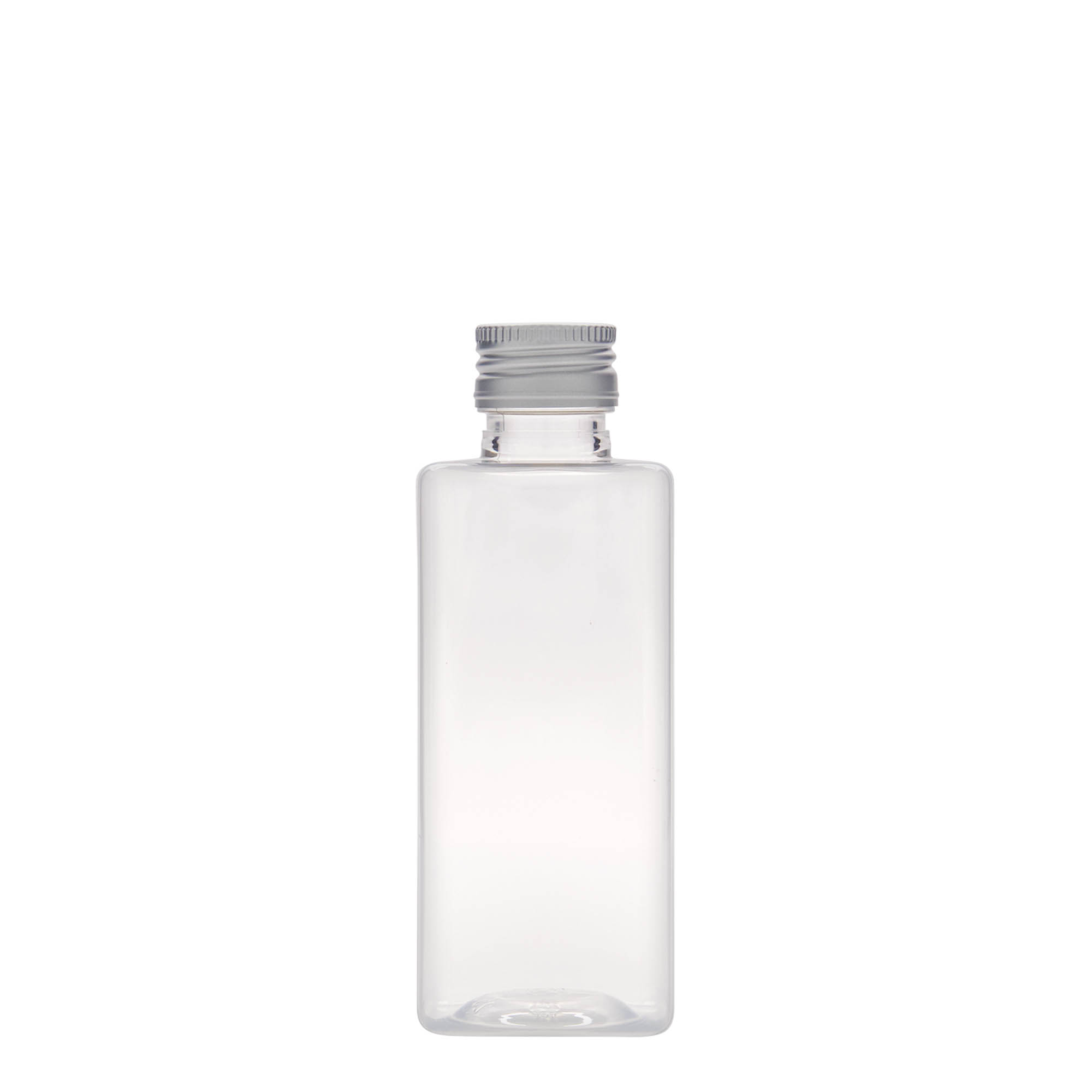 Petfles 'Karl', 250 ml, vierkant, kunststof, monding: PP 28