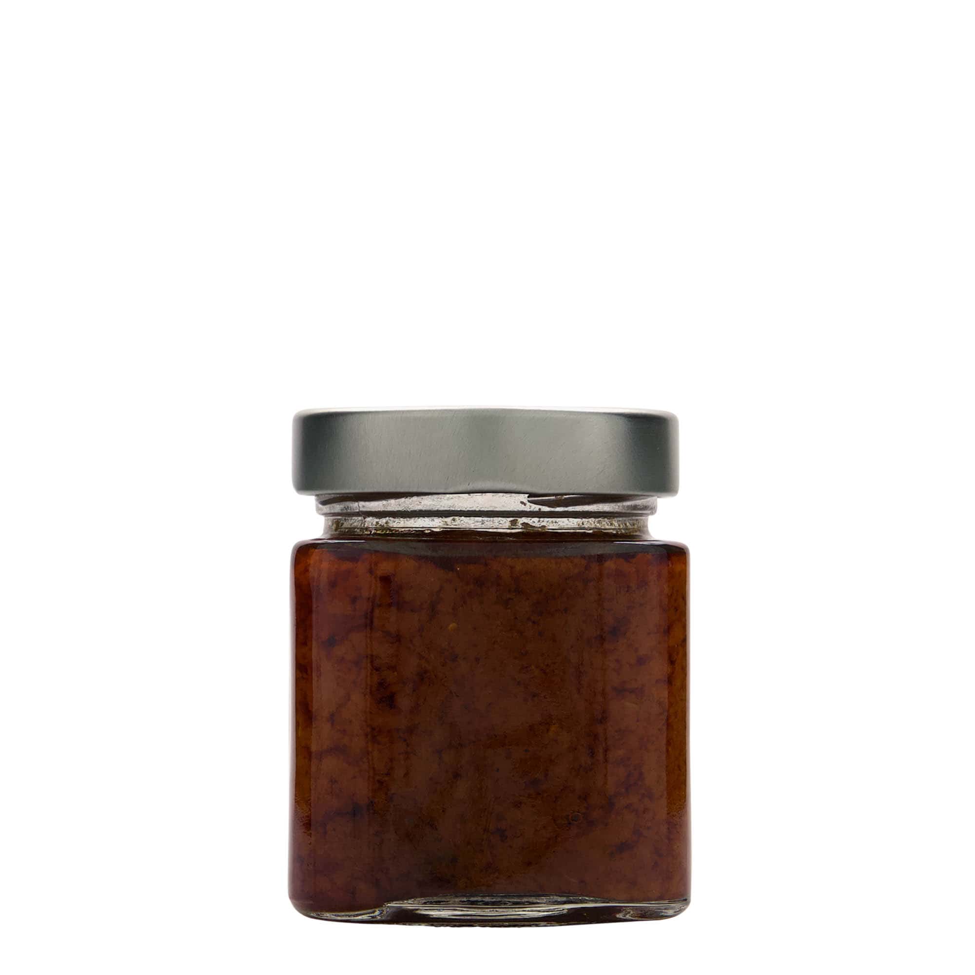 Bocal carré 212 ml « Ikarus », bouchage: Deep-Twist-Off (DTO 63)