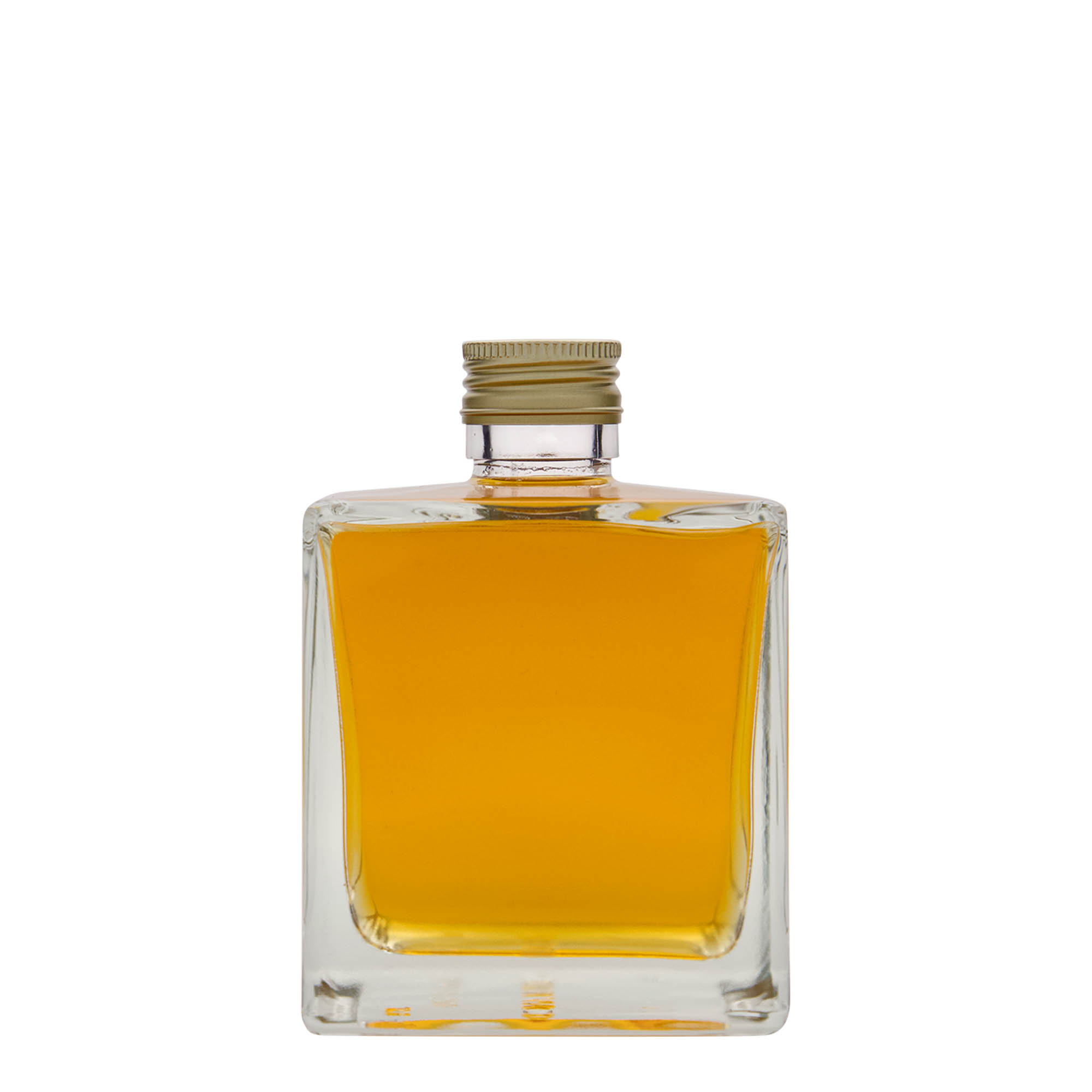 Glazen fles 'Cube', 500 ml, vierkant, monding: PP 31,5 Glazen fles 'Cube', 500 ml, vierkant, monding: PP 31,5