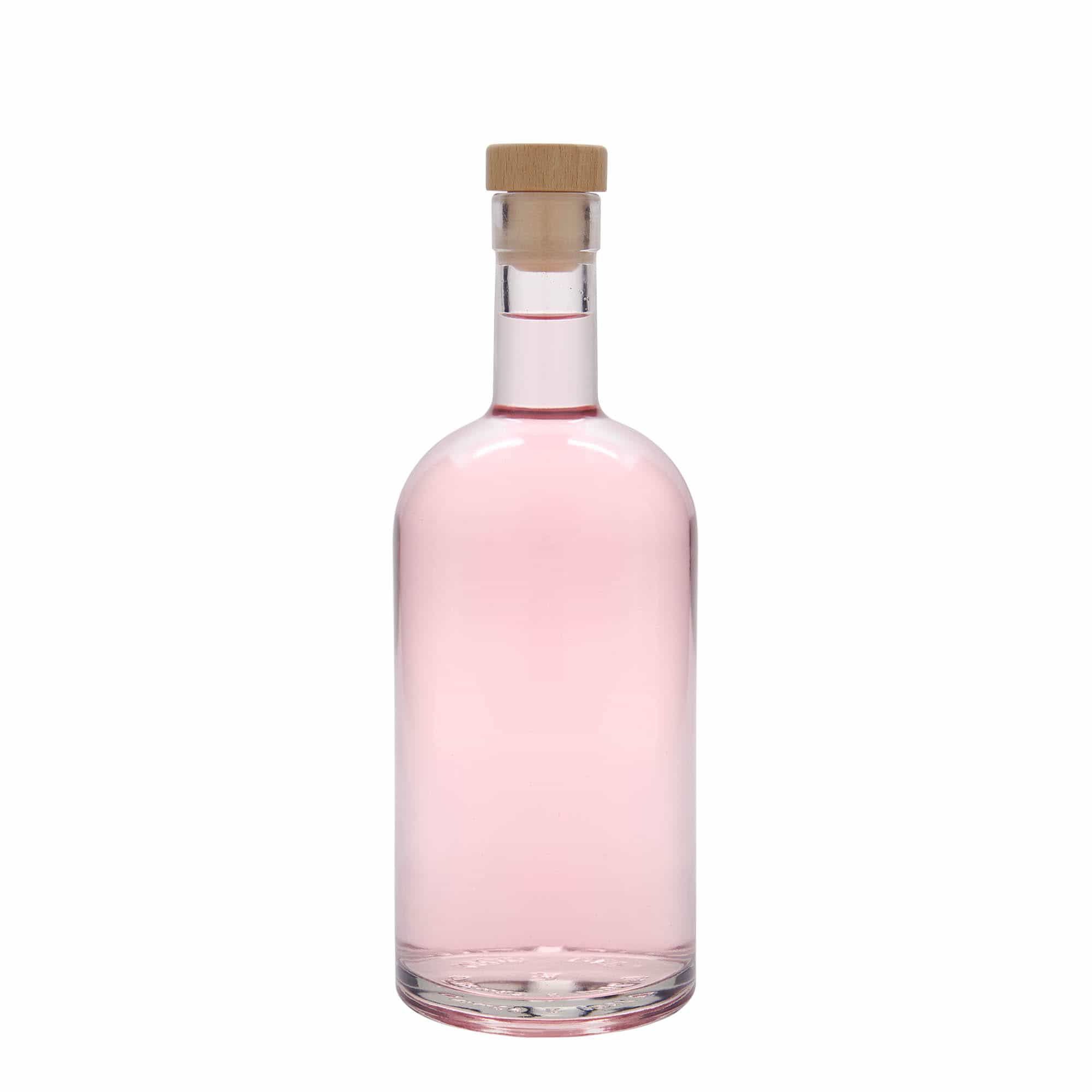 Glazen fles 'Franco', 700 ml, monding: kurk