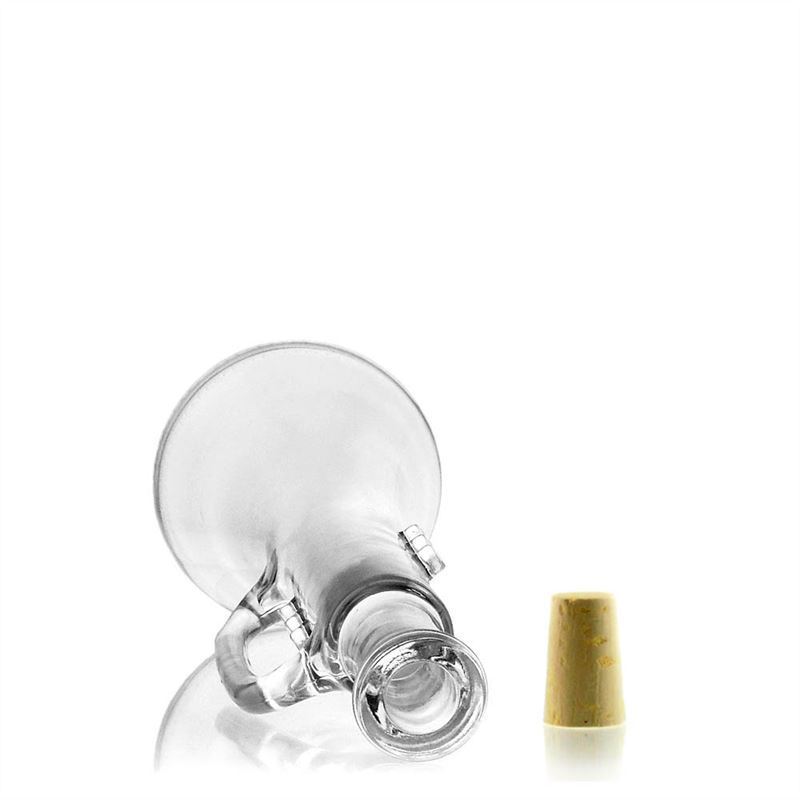 Glazen fles 'Trompet', 500 ml, monding: kurk