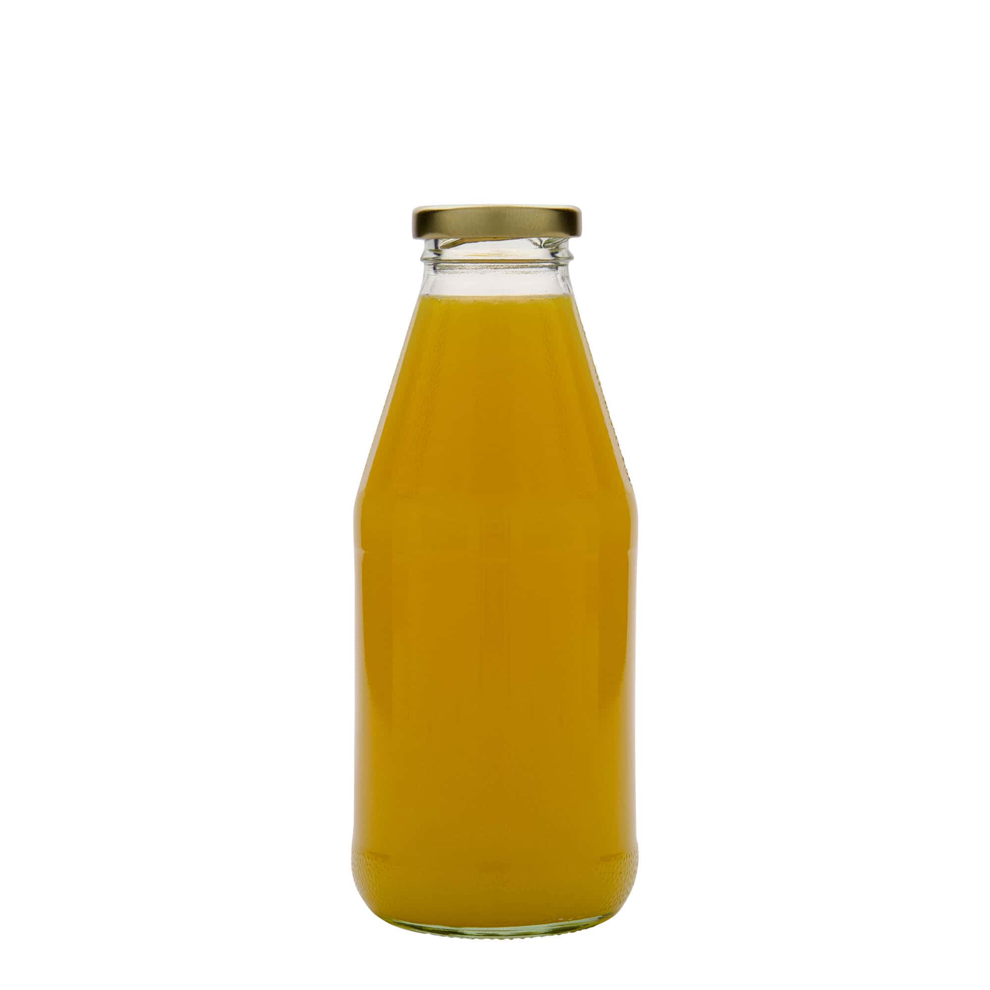 Universele fles met brede hals, 500 ml, glas, monding: twist-off (TO 43)