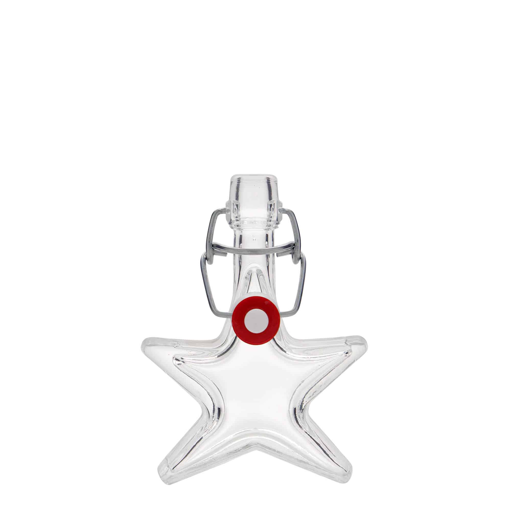 Glazen fles 'Stern', 40 ml, monding: beugelsluiting Glazen fles 'Stern', 40 ml, monding: beugelsluiting