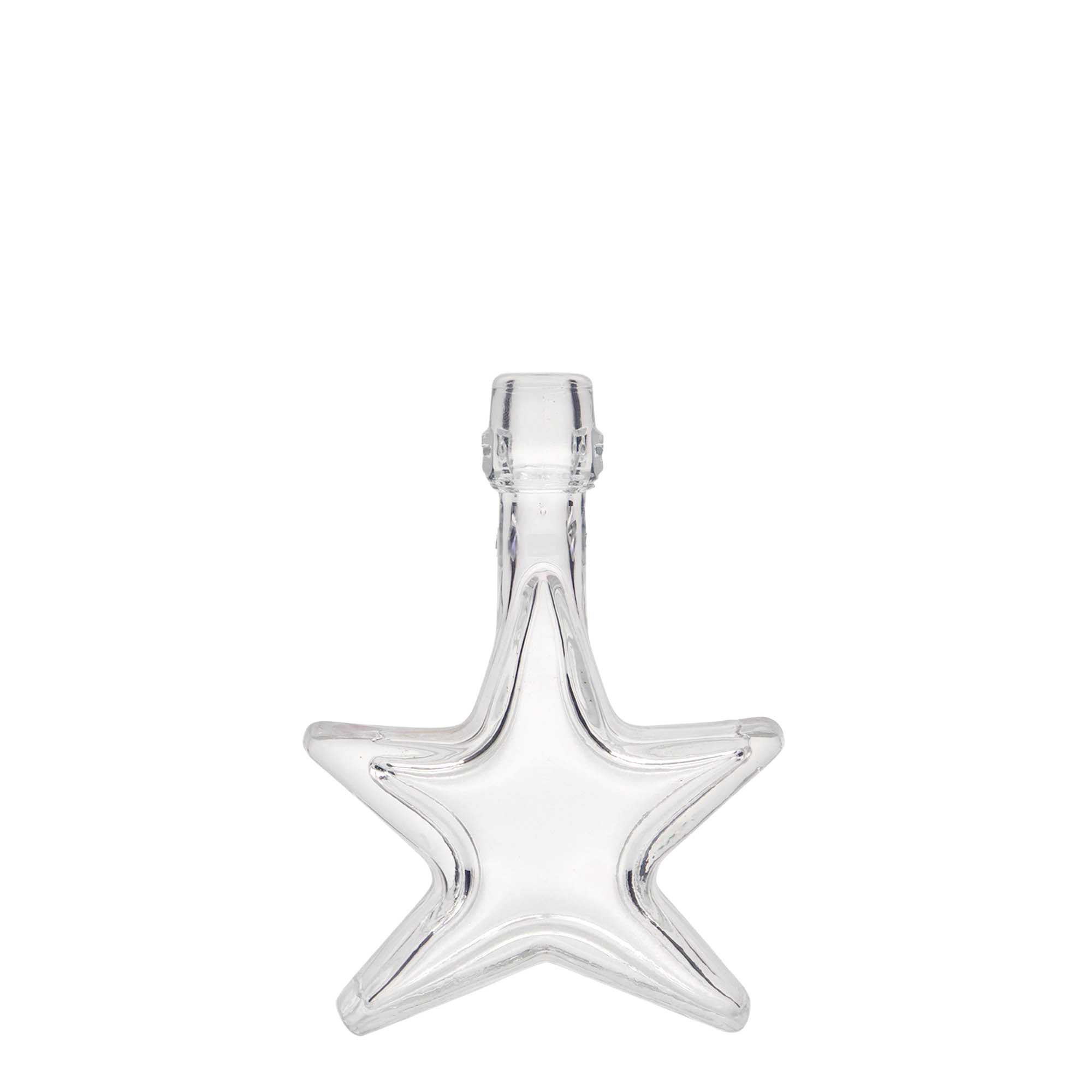 Bouteille en verre 40 ml 'Étoile', bouchage: bouchon mécanique Bouteille en verre 40 ml 'Étoile', bouchage: bouchon mécanique