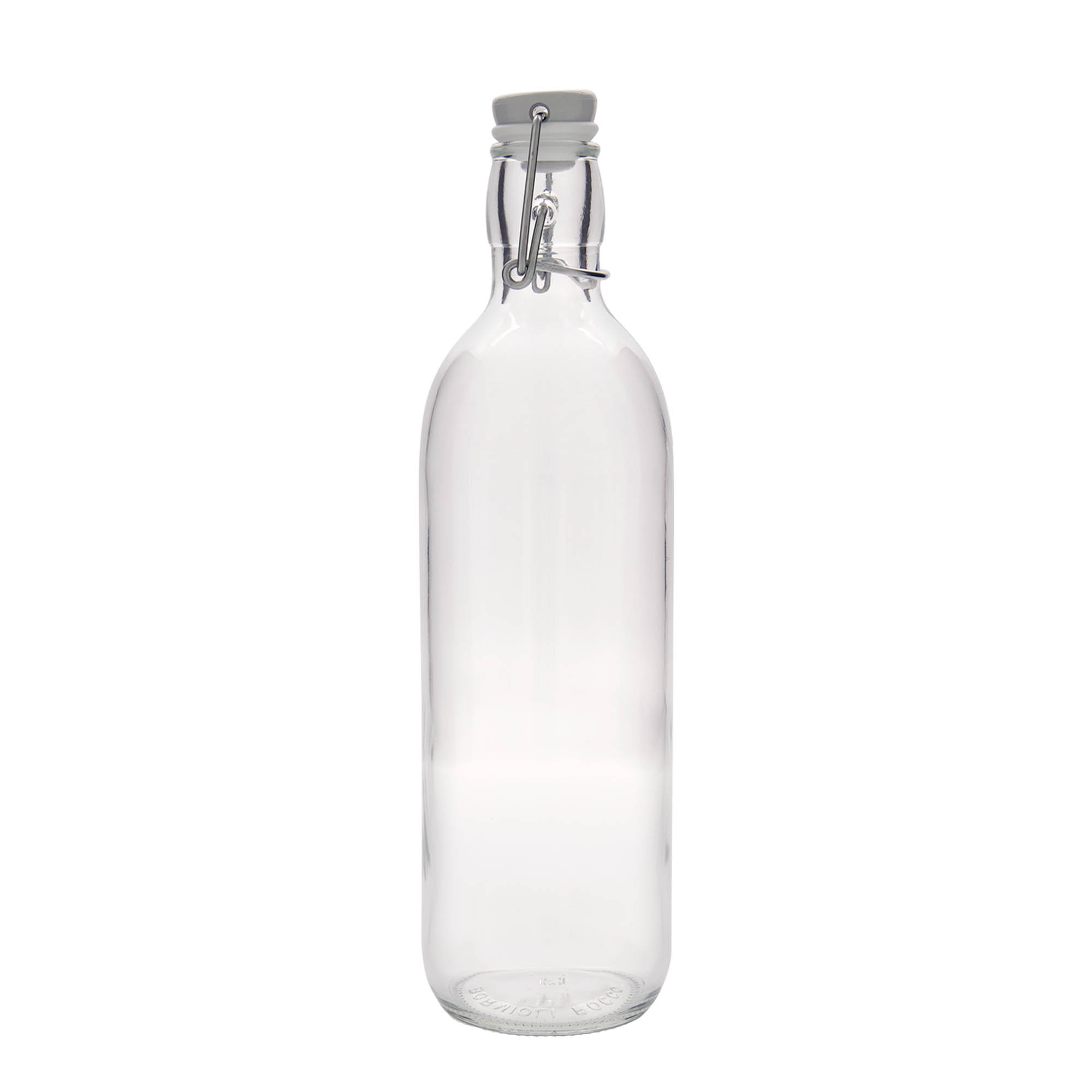 Glazen fles 'Emilia', 1000 ml, monding: beugelsluiting
