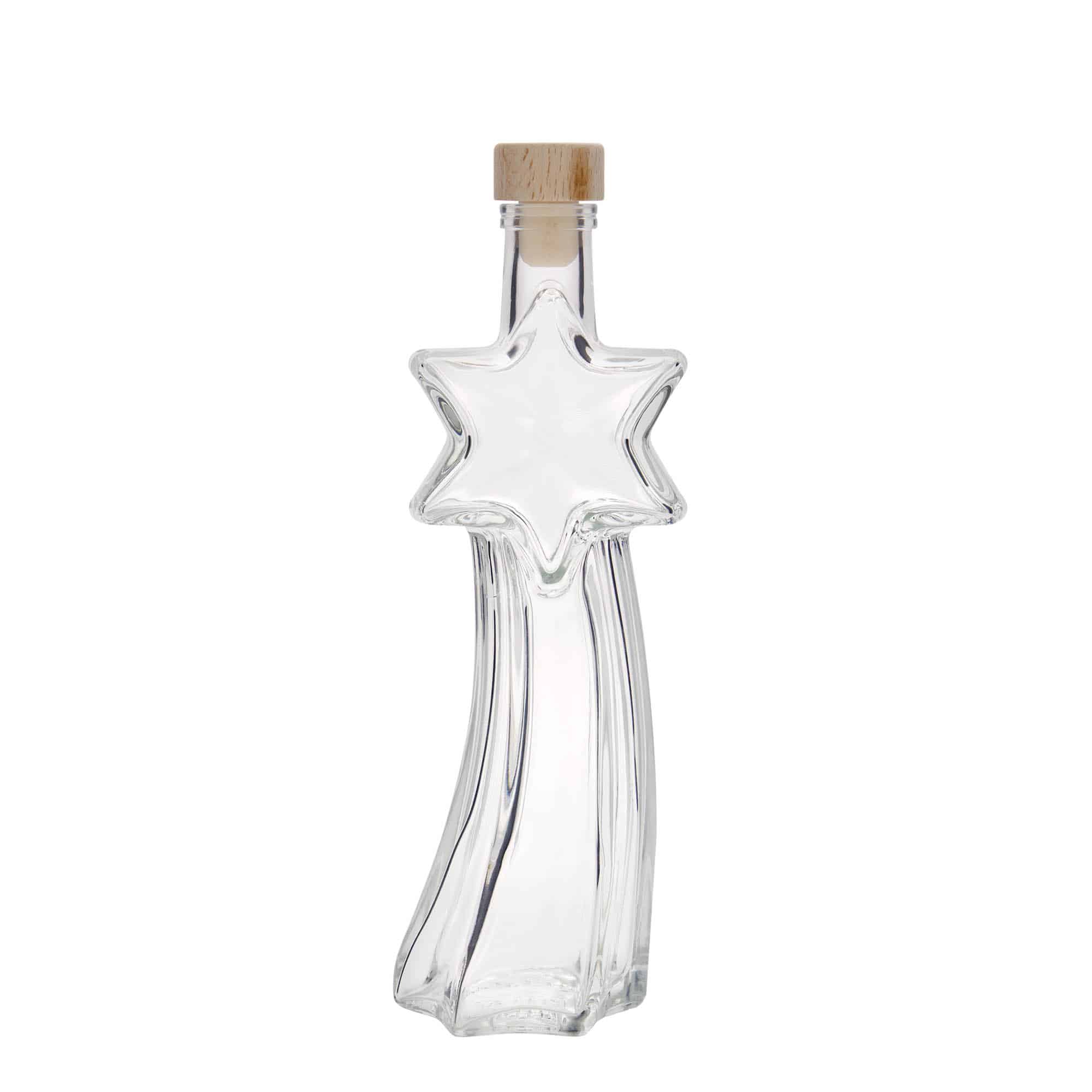 Bouteille en verre 200 ml 'Étoile filante', bouchage: bouchon