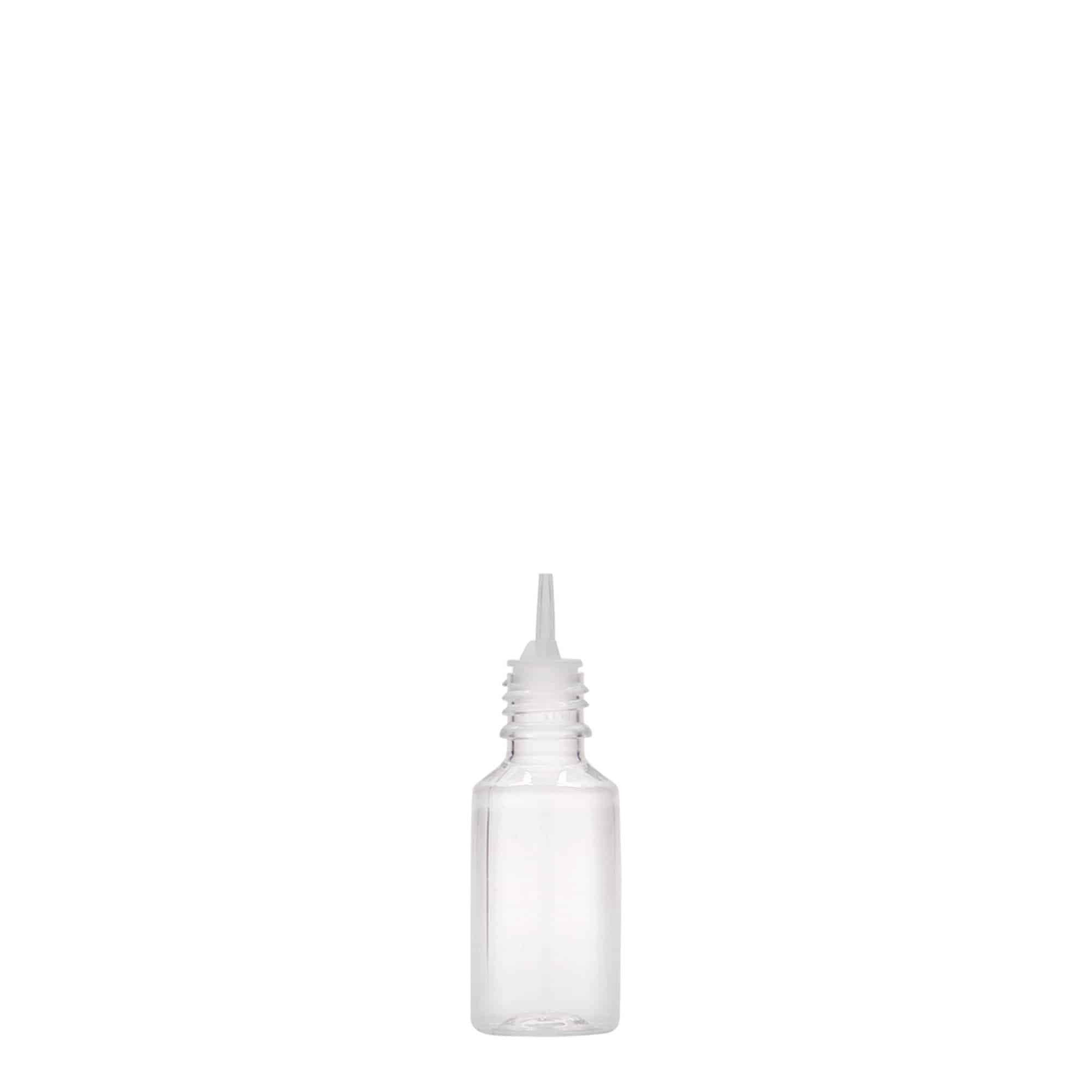 Bouteille en PET 10 ml 'E-Liquid' avec sécurité qualité et enfants, plastique, bouchage: Bougage à vis Bouteille en PET 10 ml 'E-Liquid' avec sécurité qualité et enfants, plastique, bouchage: Bougage à vis