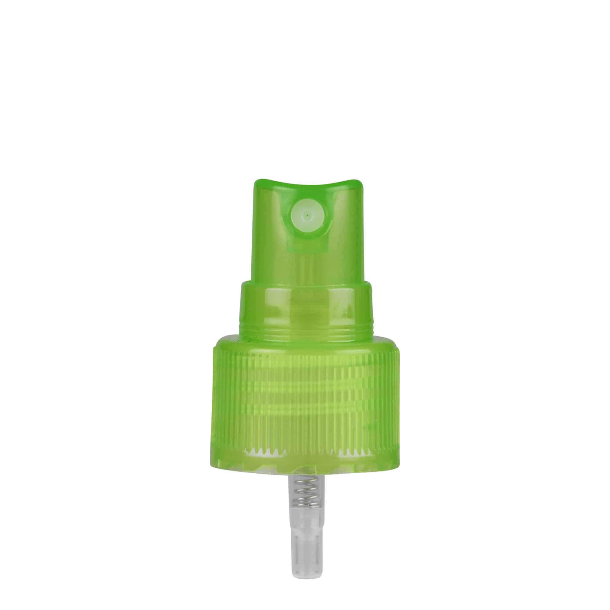 Bougage à vis avec vaporisateur, plastique PP, vert, pour bouchage: 24/410
