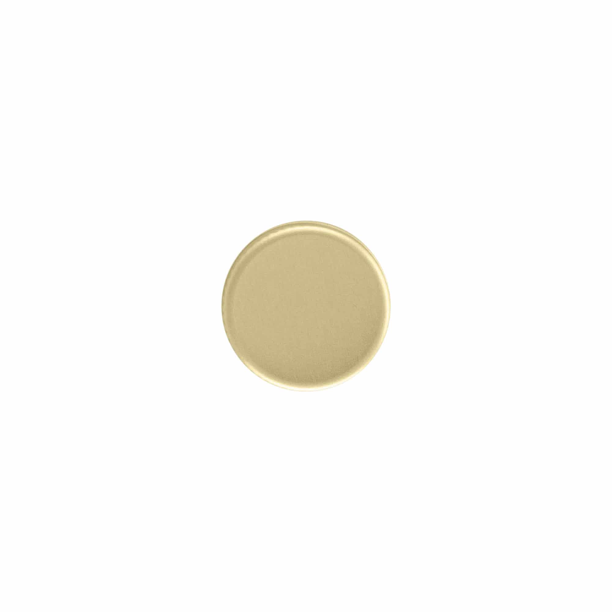 Schroefsluiting, metaal, goud, voor monding: PP 22 Schroefsluiting, metaal, goud, voor monding: PP 22