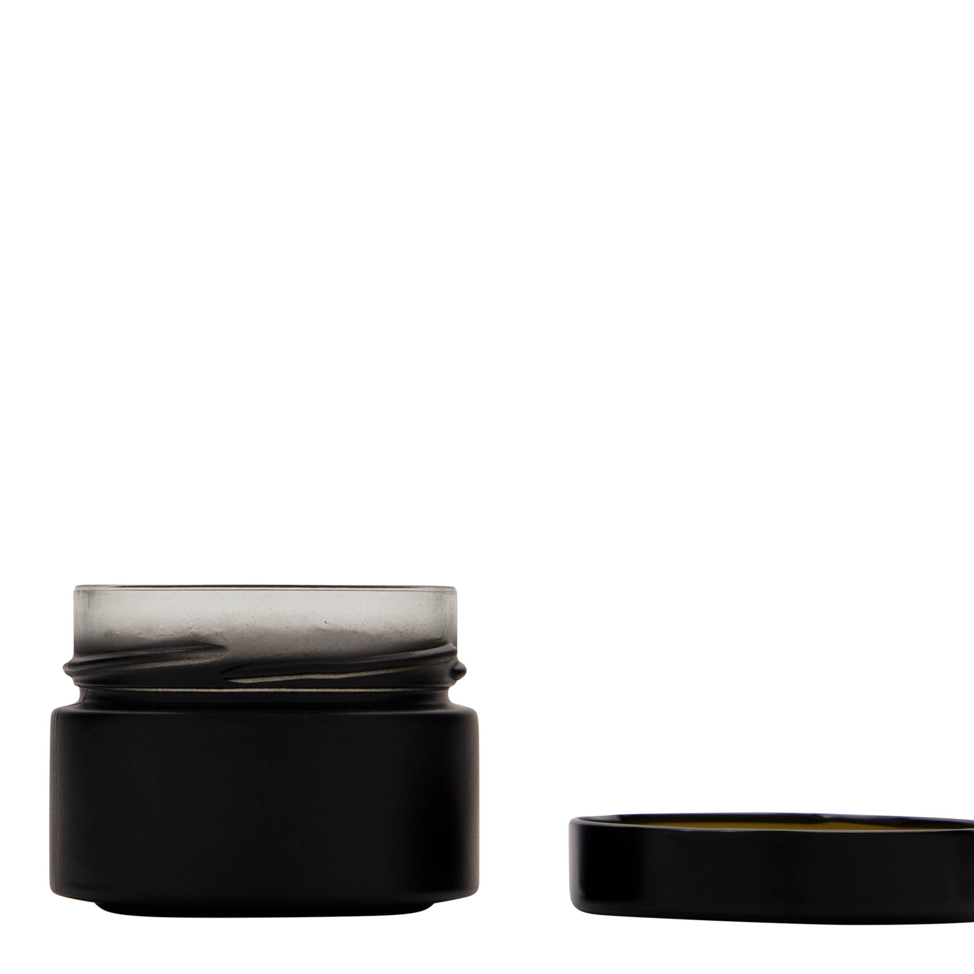 Bocal cylindrinque 130 ml 'Aurora', noir, bouchage: Deep-Twist-Off (DTO 66)