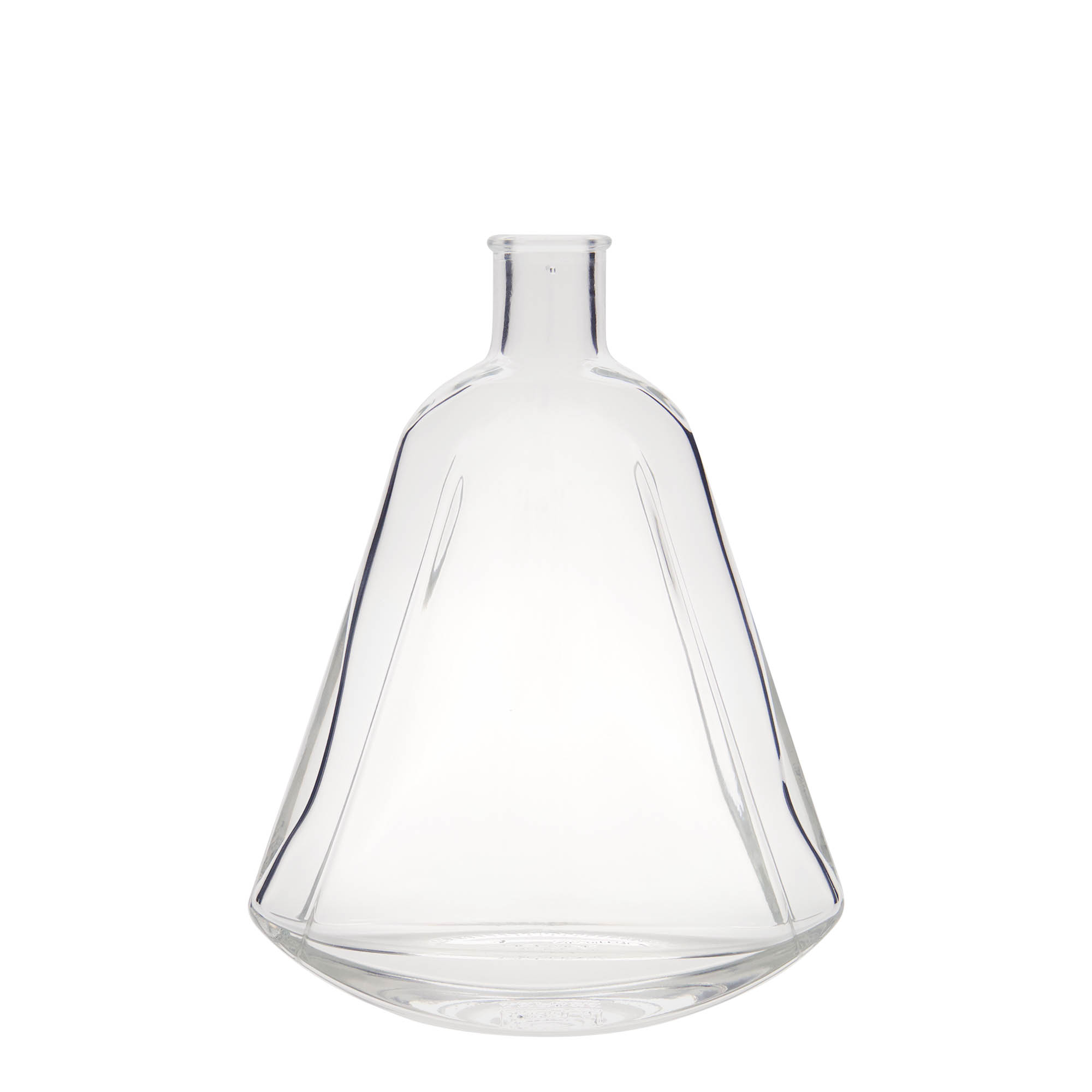 Glazen fles 'Maurizio', 350 ml, ovaal, monding: kurk