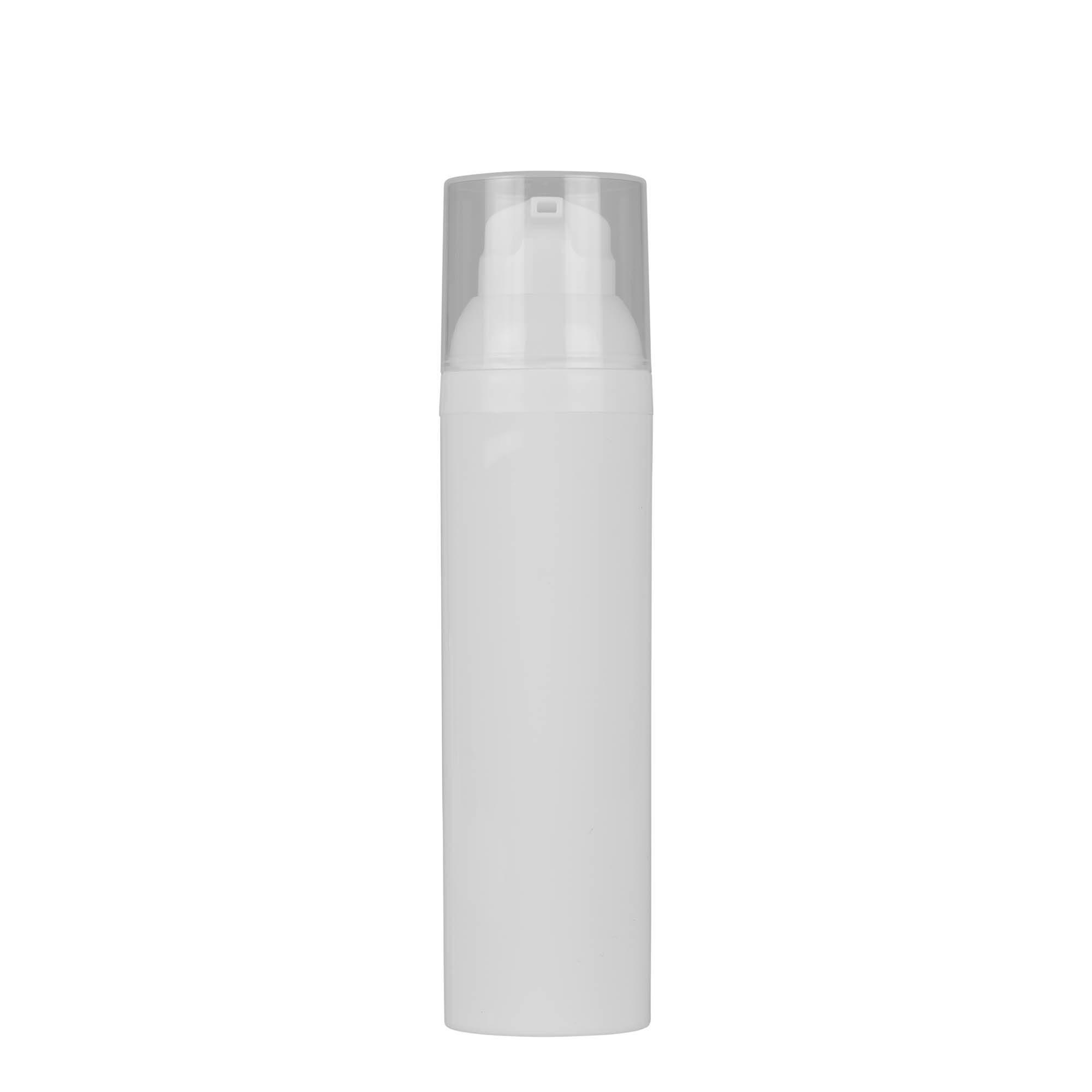Flacon airless 75 ml 'Mezzo', plastique PP, blanc Flacon airless 75 ml 'Mezzo', plastique PP, blanc