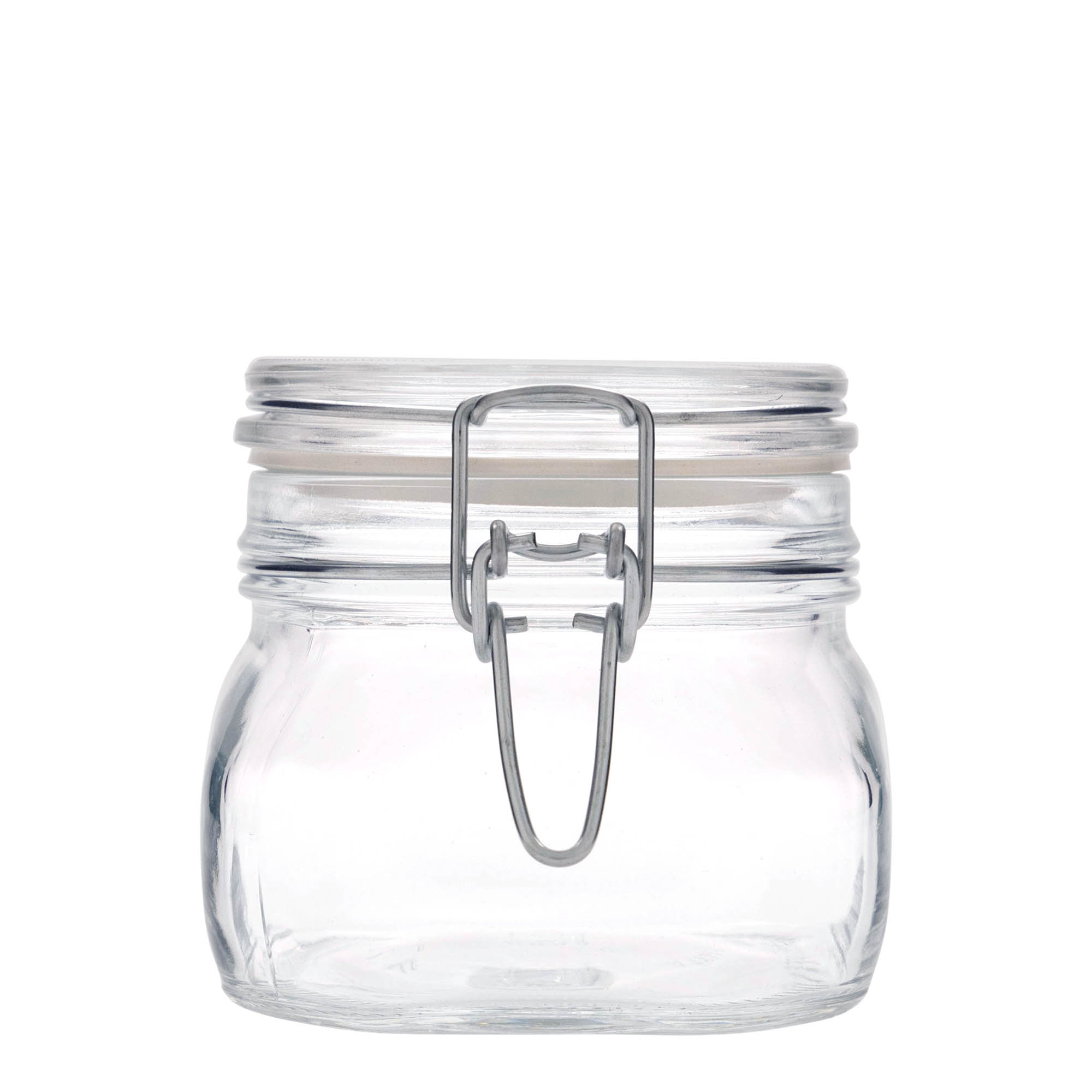 Bocal à fermeture mécanique 500 ml 'Fido', carré, bouchage: bouchon mécanique Bocal à fermeture mécanique 500 ml 'Fido', carré, bouchage: bouchon mécanique